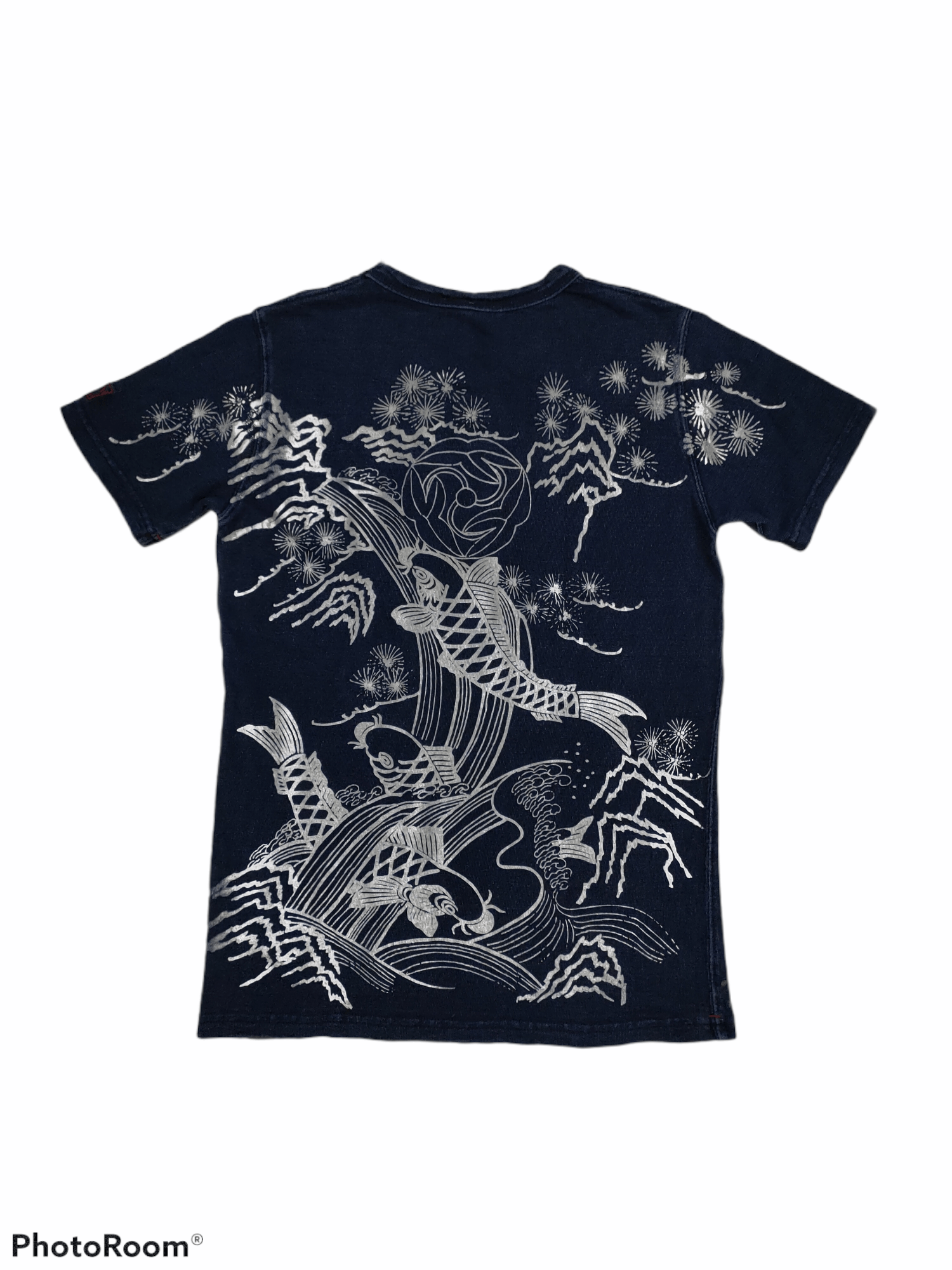 Eternal × Indigo ETERNAL KARAKUSHI INDIGO BLUE KOI SHIRT Size US S / EU 44-46 / 1 - 1 Thumbnail