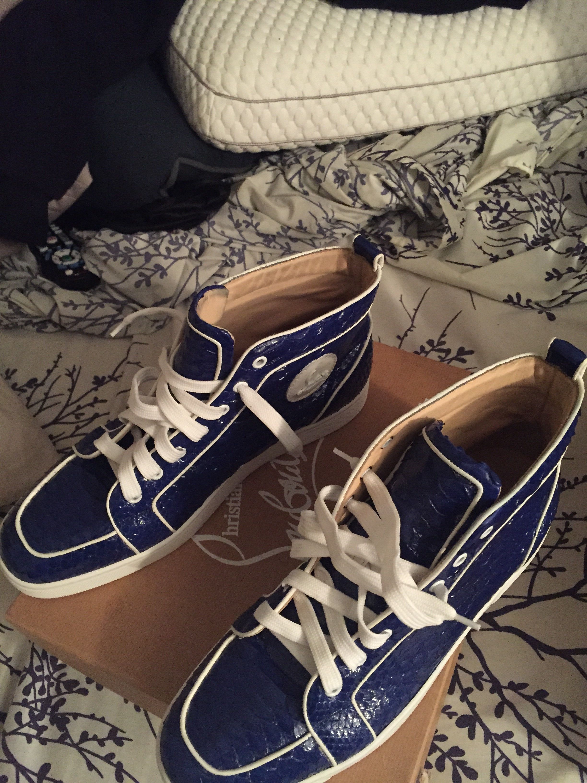 Christian Louboutin Rantus orlato flat Python | Grailed