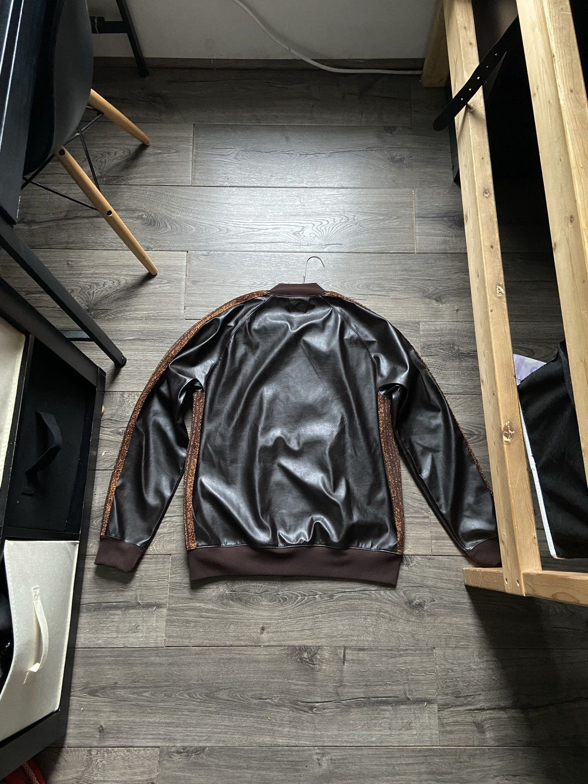 Needles Needles Leather Track Jacket Size US L / EU 52-54 / 3 - 3 Thumbnail