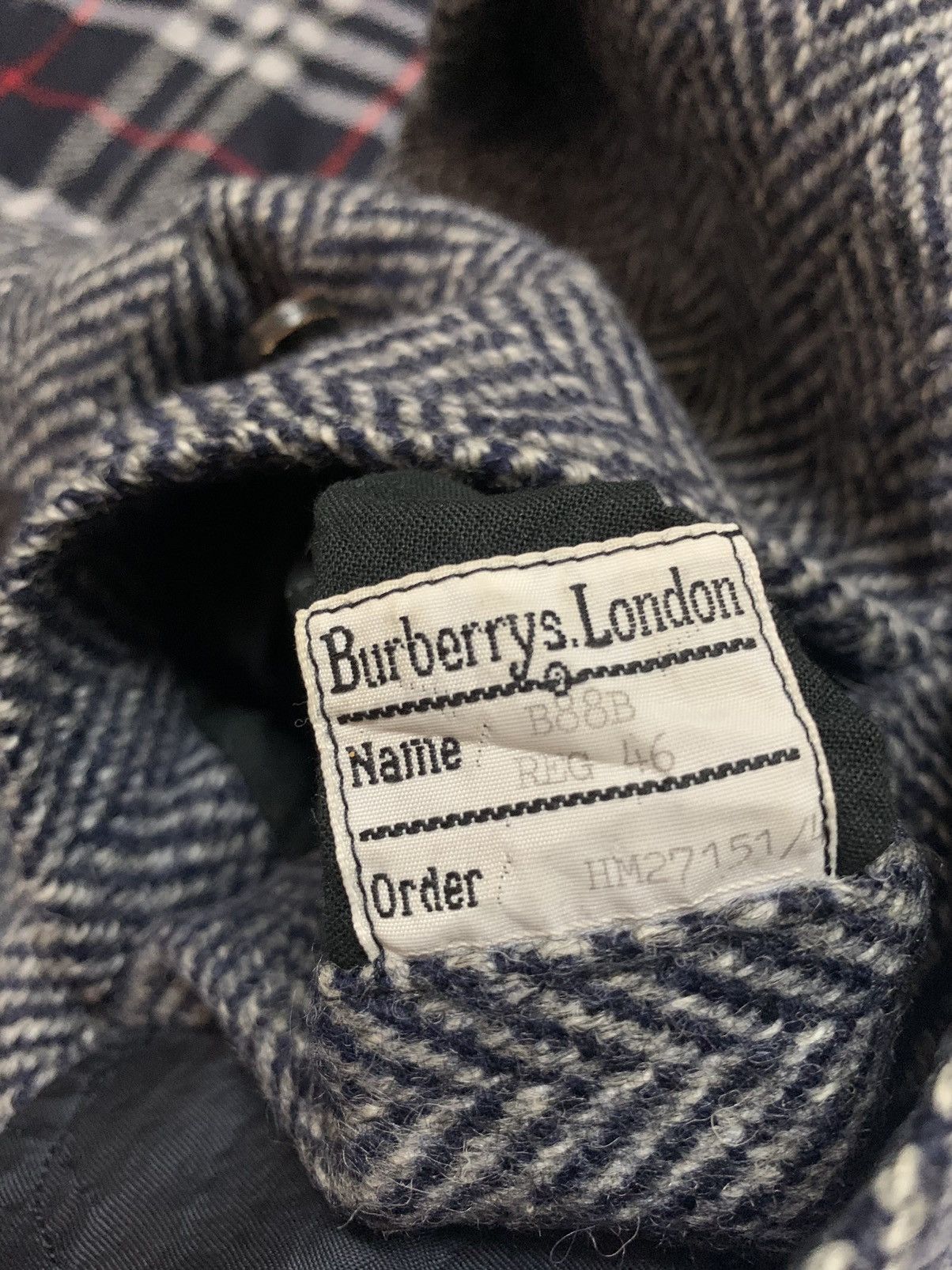 Burberry Vintage Burberry Wool Jacket Checkered Lining Fall/Winter Size US M / EU 48-50 / 2 - 6 Thumbnail