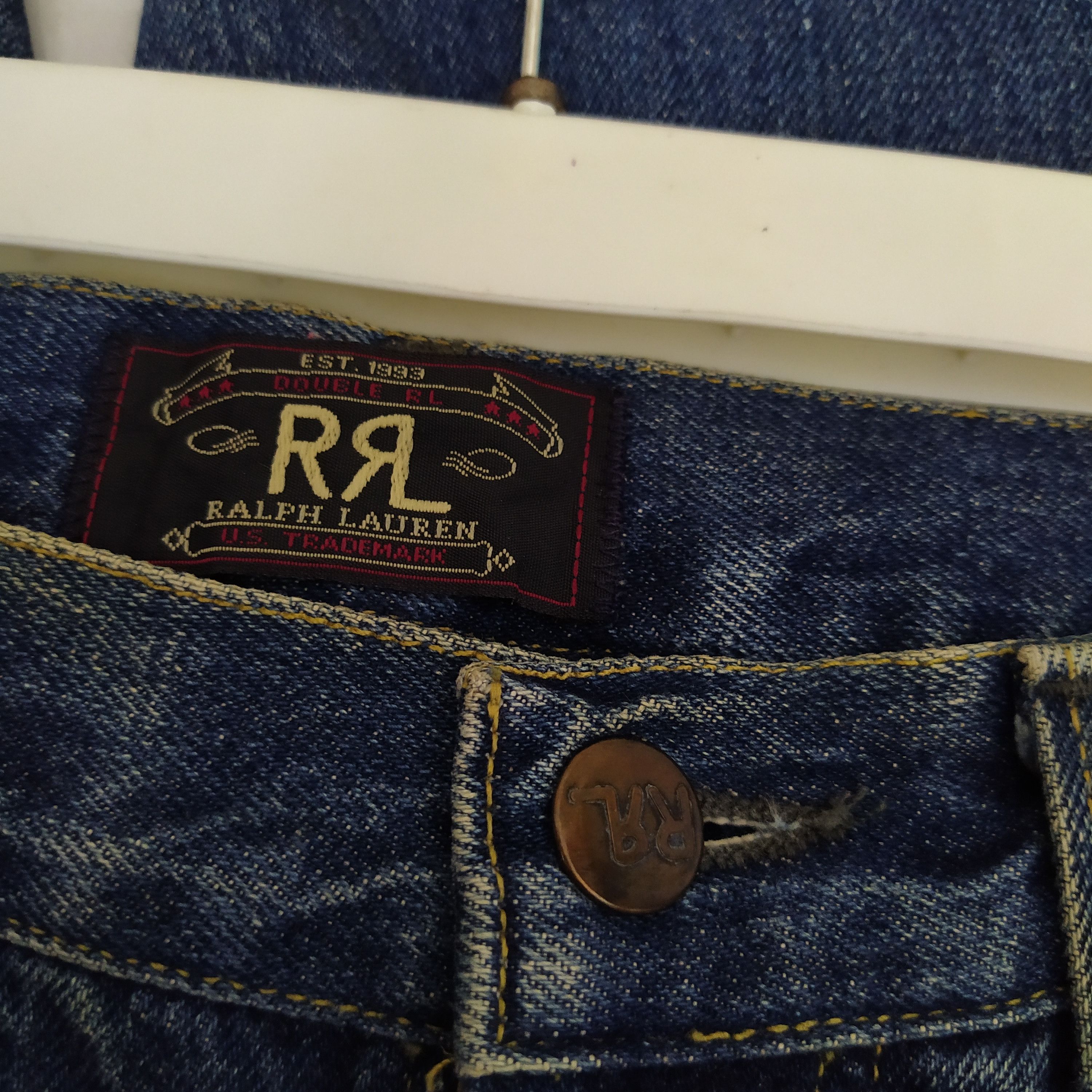 RRL Ralph Lauren VTG RRL RALPH LAUREN DENIM SELVEDGE USA (D45) w28 Size US 28 / EU 44 - 6 Thumbnail