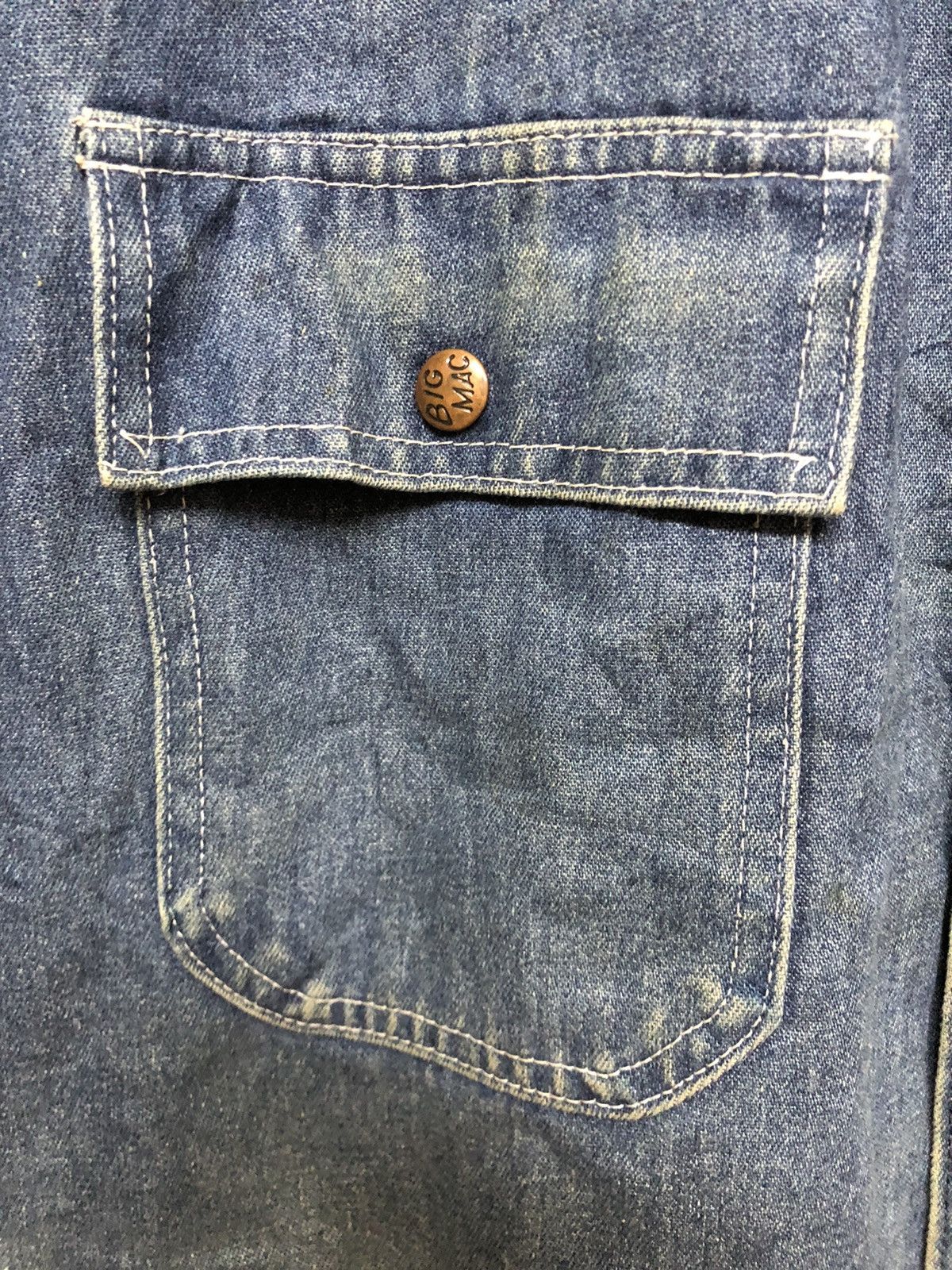 Big Mac Vintage Big Mac Workwear Denim United Garment Size US L / EU 52-54 / 3 - 15 Thumbnail