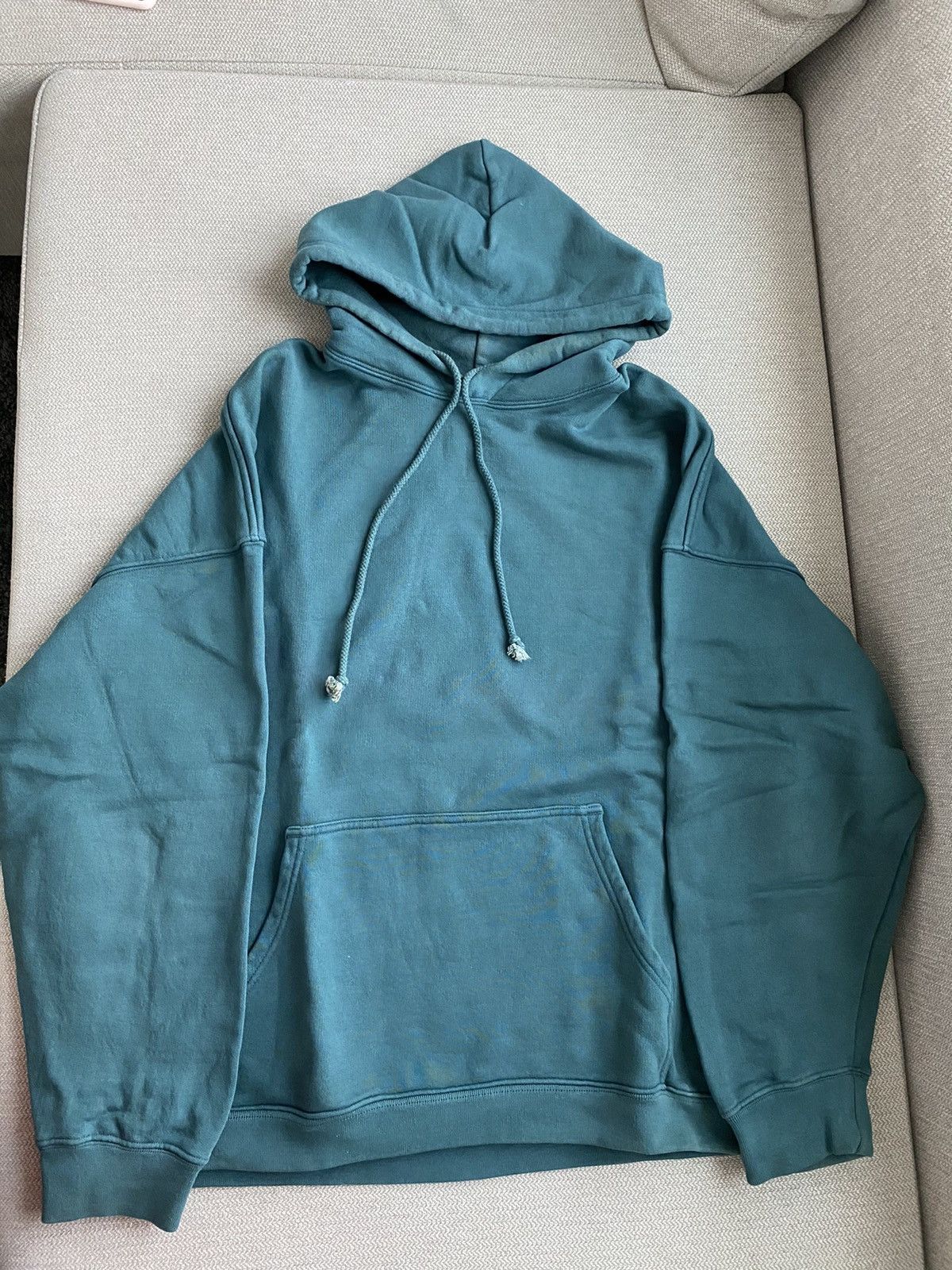 Yeezy Season Yeezy Season 5 Hoodie Single Layer Teal Size S | Grailed 