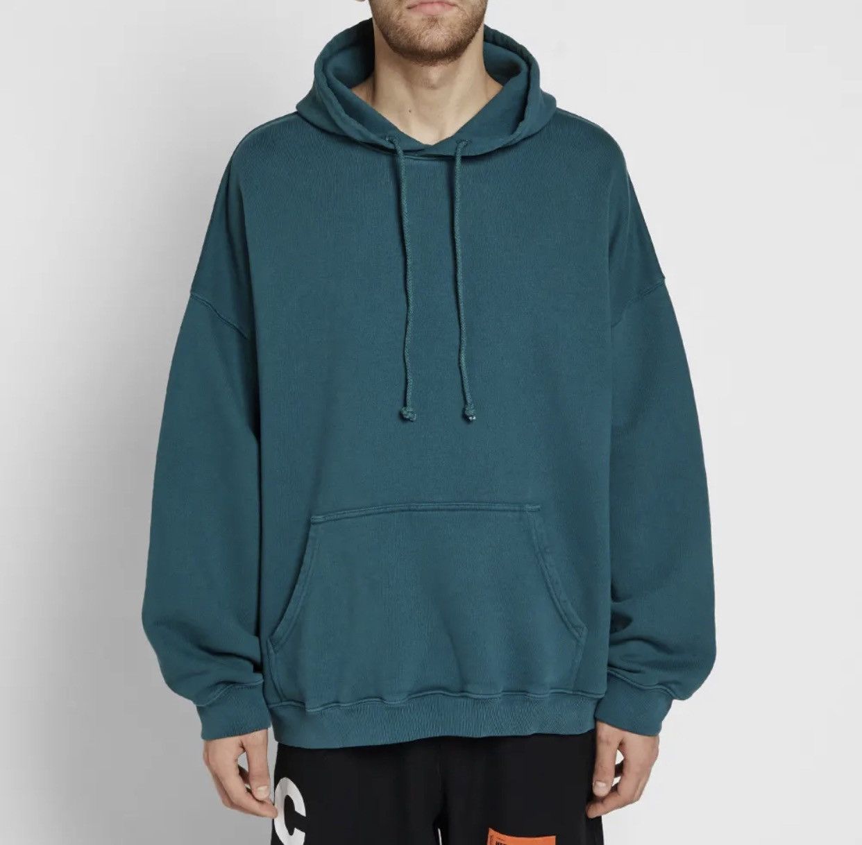 Yeezy Season Yeezy Season 5 Hoodie Single Layer Teal Size S | Grailed 