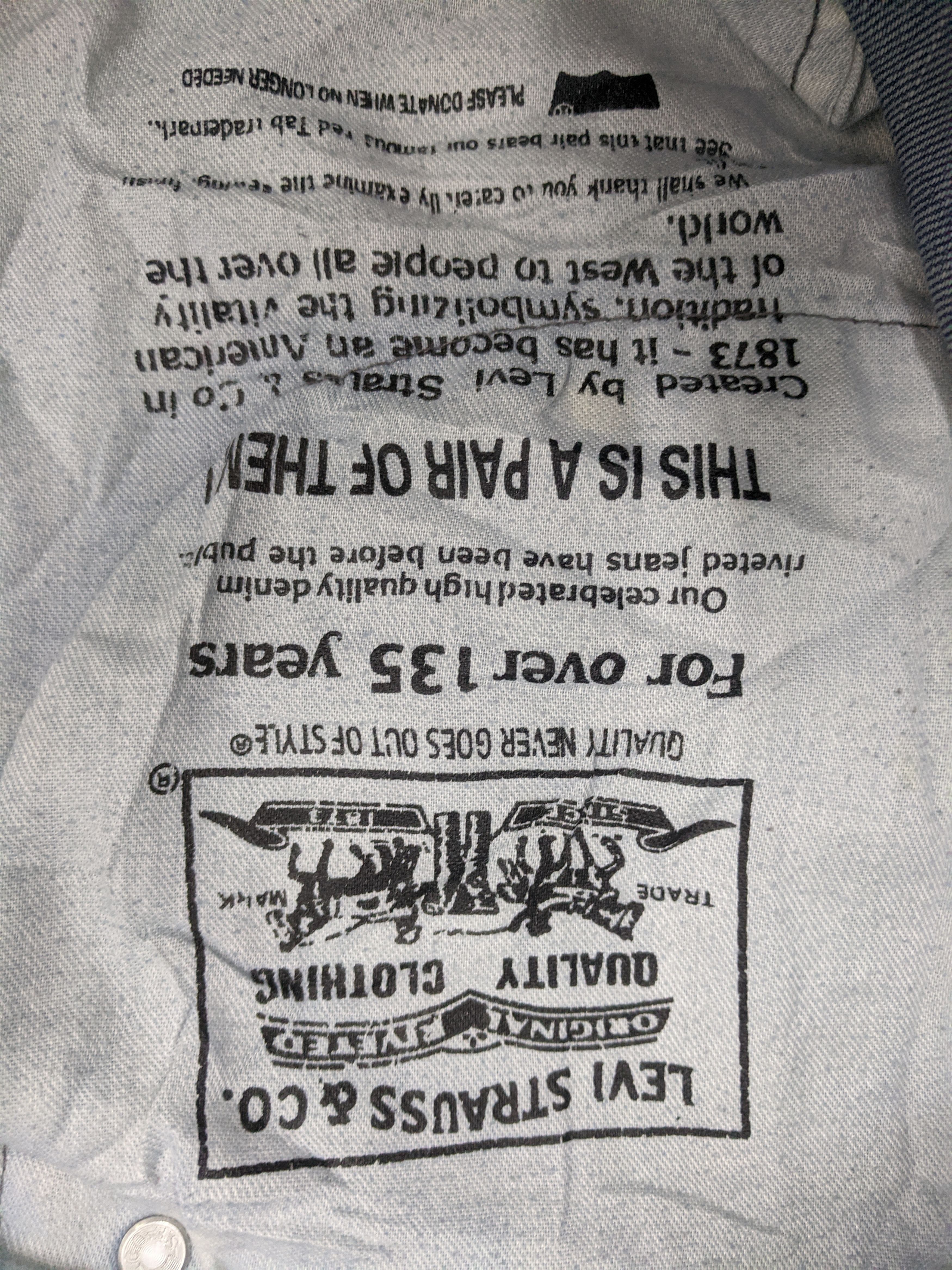 Levi's Vintage Levis 569 Jeans DP0788 Size US 38 / EU 54 - 16 Thumbnail