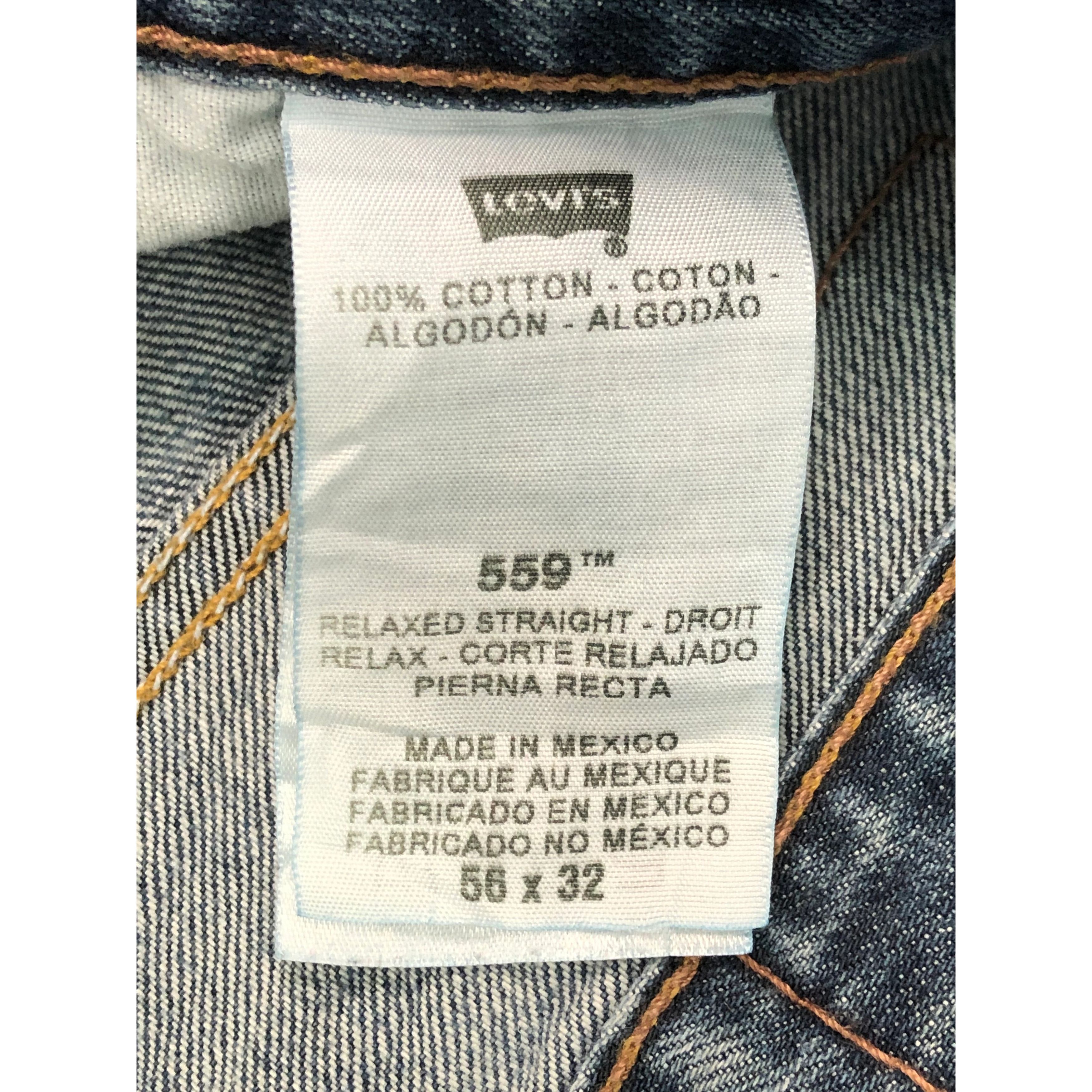 Levi's Vintage Levis 559 Jeans DP0565 Size US 44 / EU 60 - 7 Thumbnail