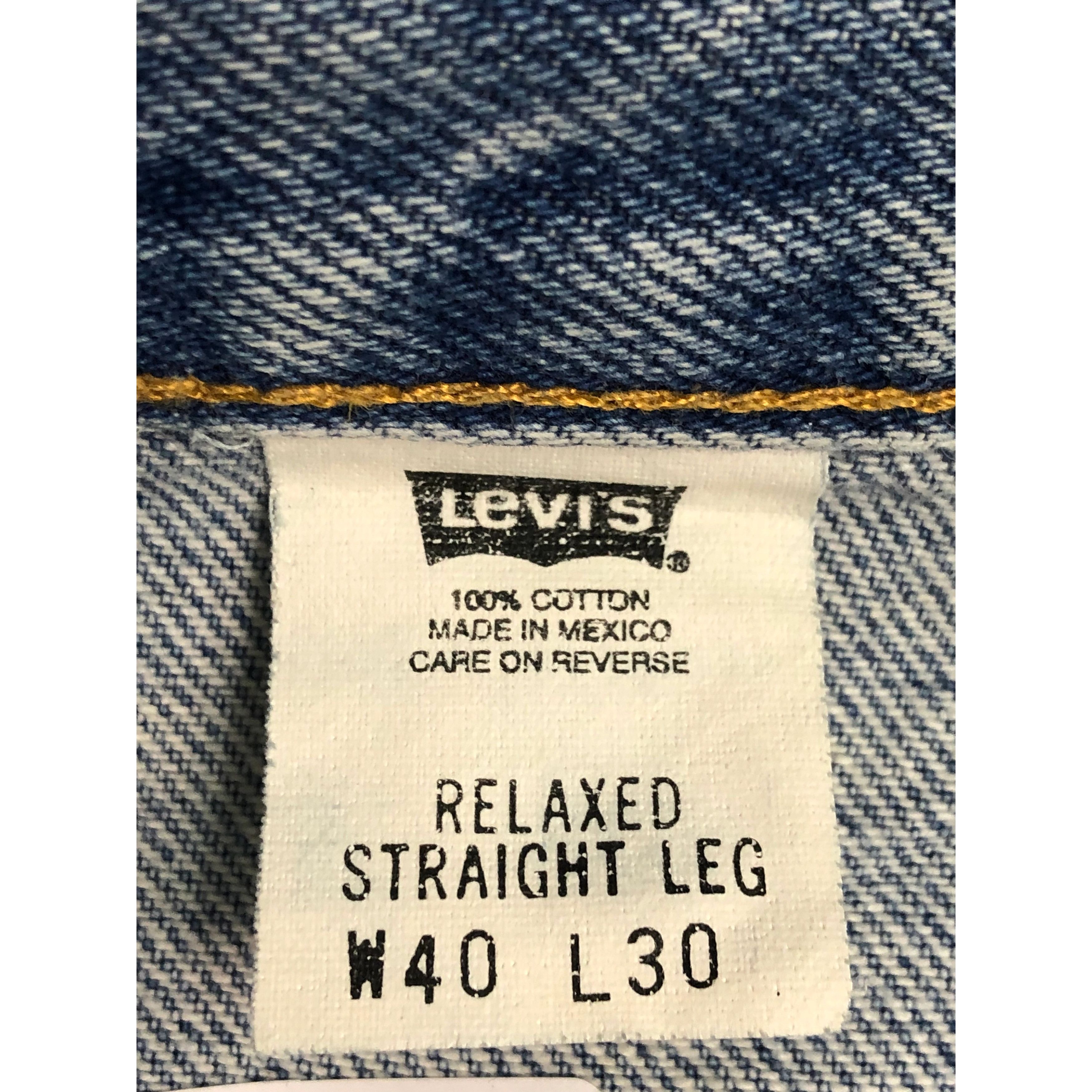 Levi's Vintage 90s Levis Lightwash Blue Jeans DP0572 Size US 40 / EU 56 - 6 Thumbnail