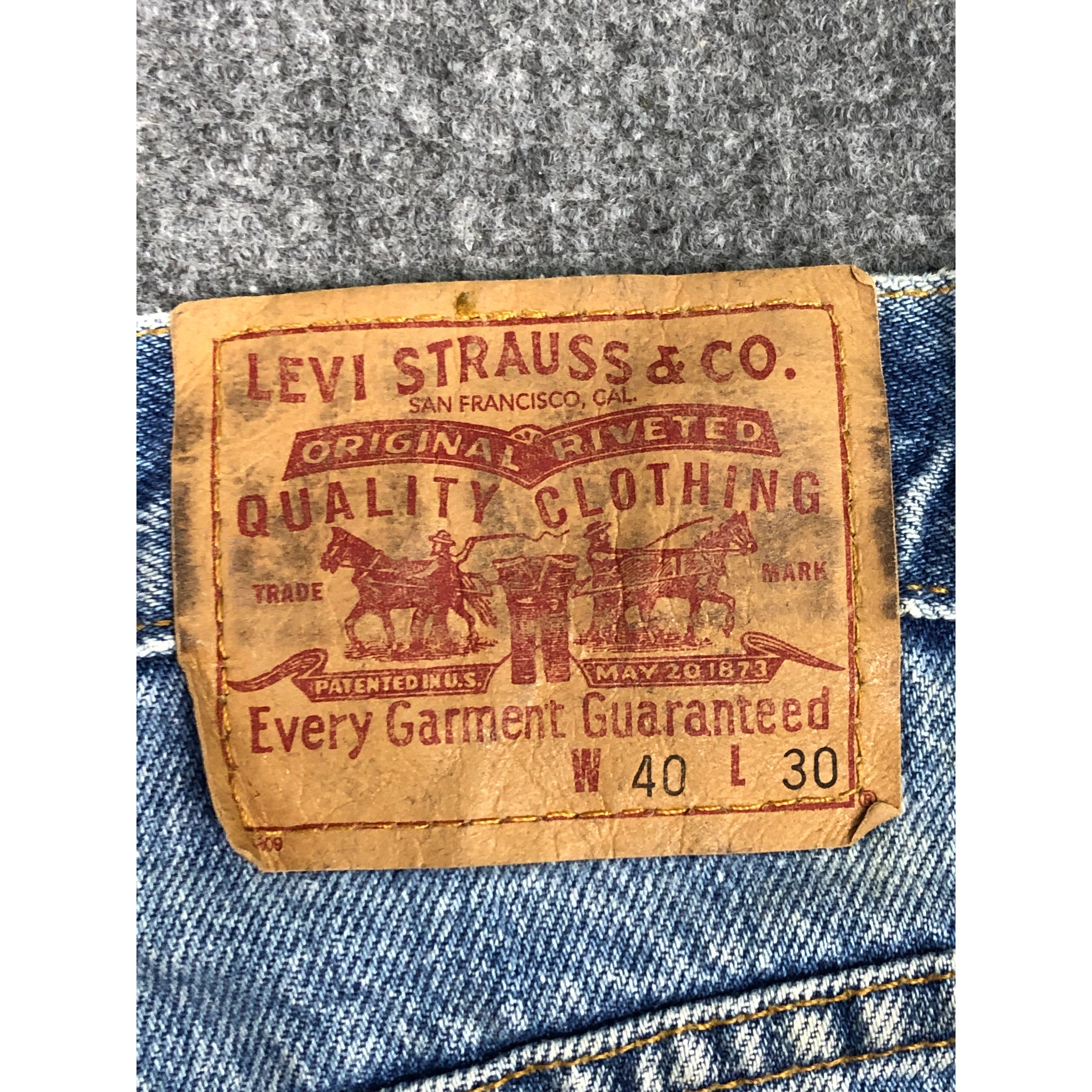 Levi's Vintage 90s Levis Lightwash Blue Jeans DP0572 Size US 40 / EU 56 - 5 Thumbnail