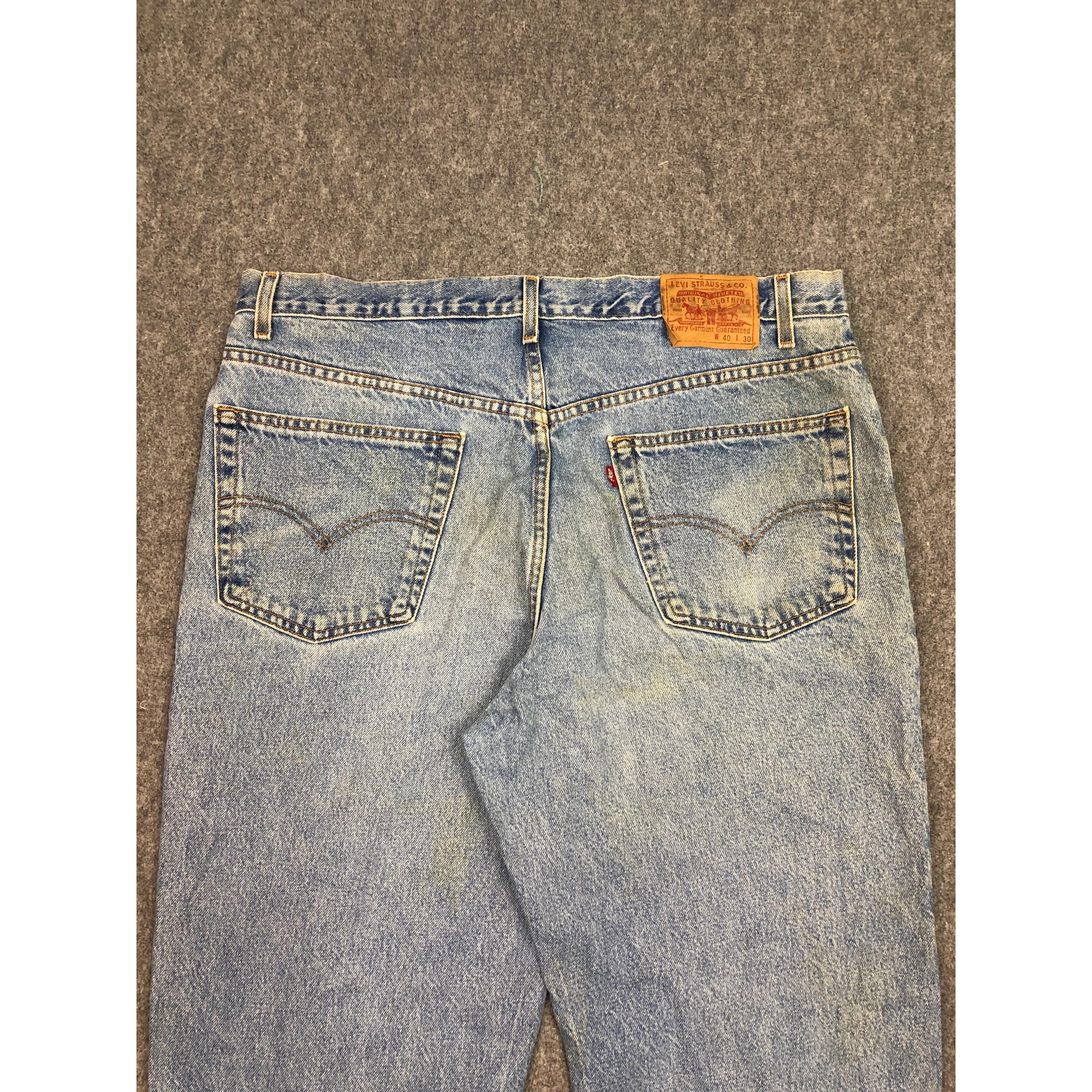 Levi's Vintage 90s Levis Lightwash Blue Jeans DP0572 Size US 40 / EU 56 - 4 Thumbnail