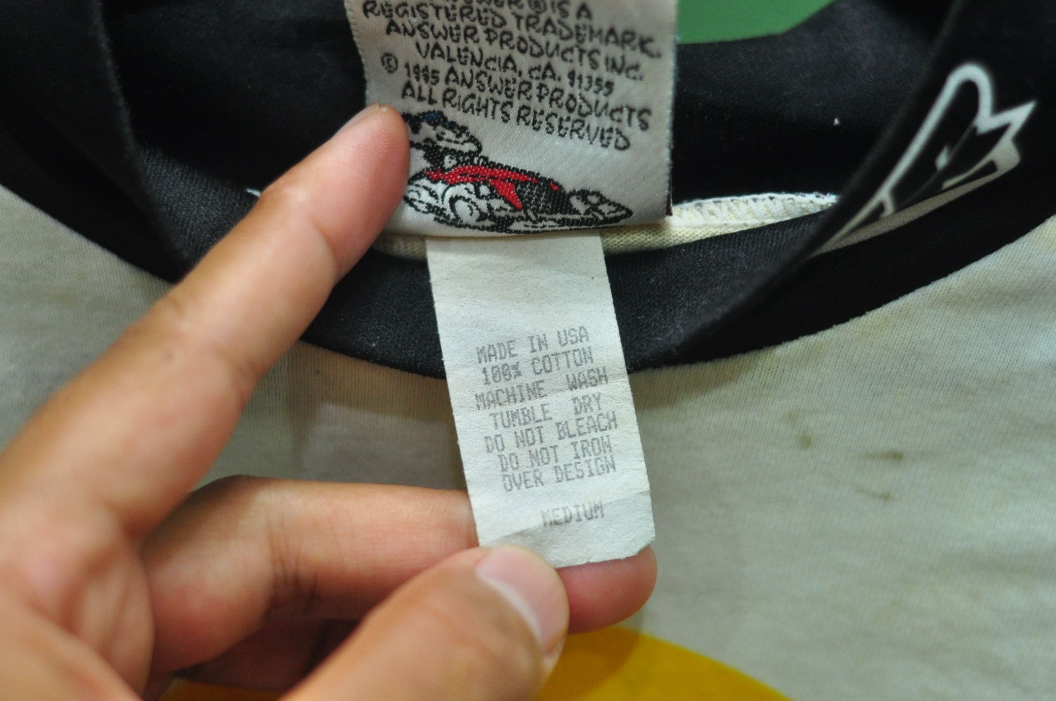 Japanese Brand Vintage Answer Racing Motocross Travis Scott Fashion Style Size US M / EU 48-50 / 2 - 8 Thumbnail