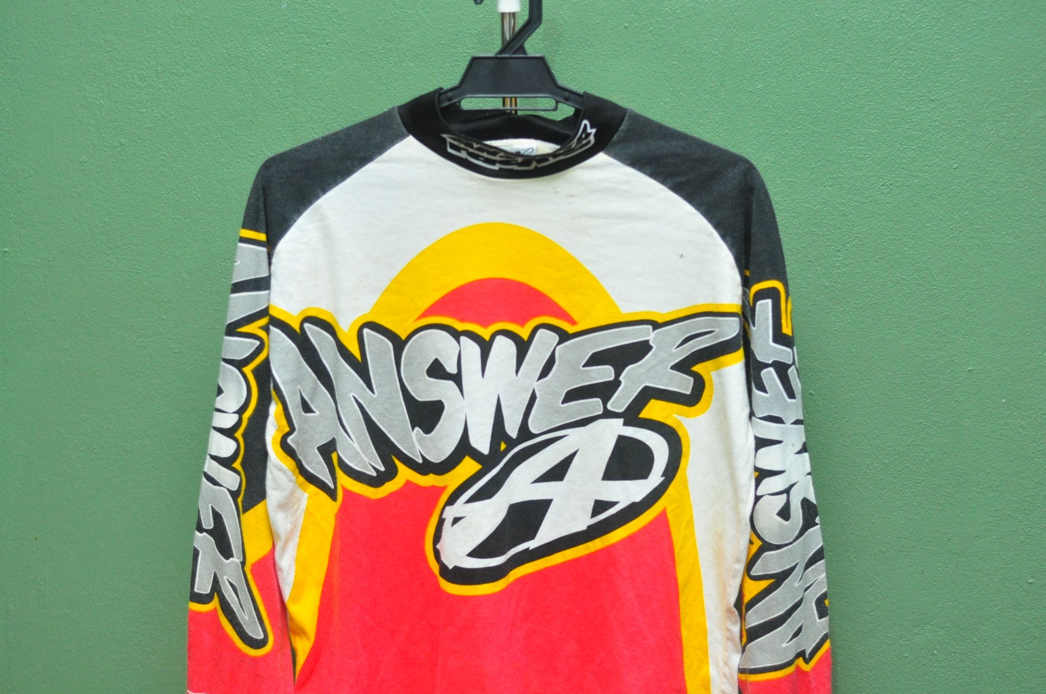 Japanese Brand Vintage Answer Racing Motocross Travis Scott Fashion Style Size US M / EU 48-50 / 2 - 3 Thumbnail