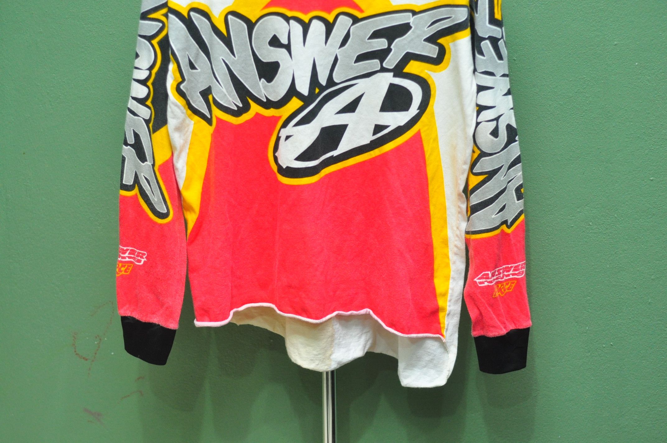 Japanese Brand Vintage Answer Racing Motocross Travis Scott Fashion Style Size US M / EU 48-50 / 2 - 4 Thumbnail