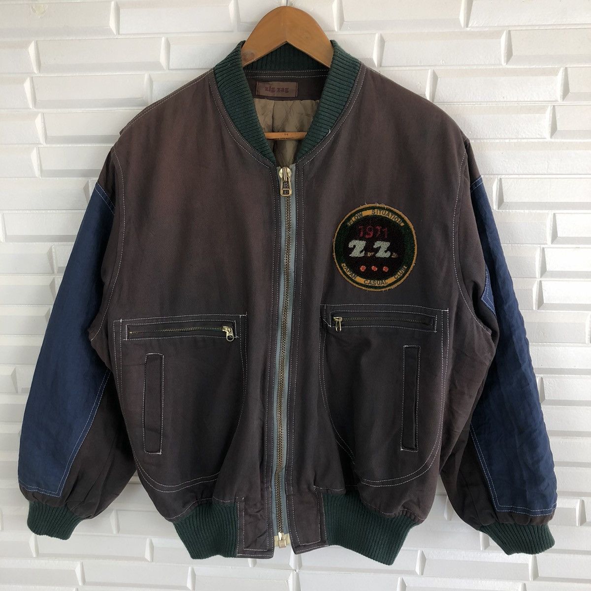 Japanese Brand × Vintage ✈️?NEED GONE?✈️ZIG ZAG FLOW 