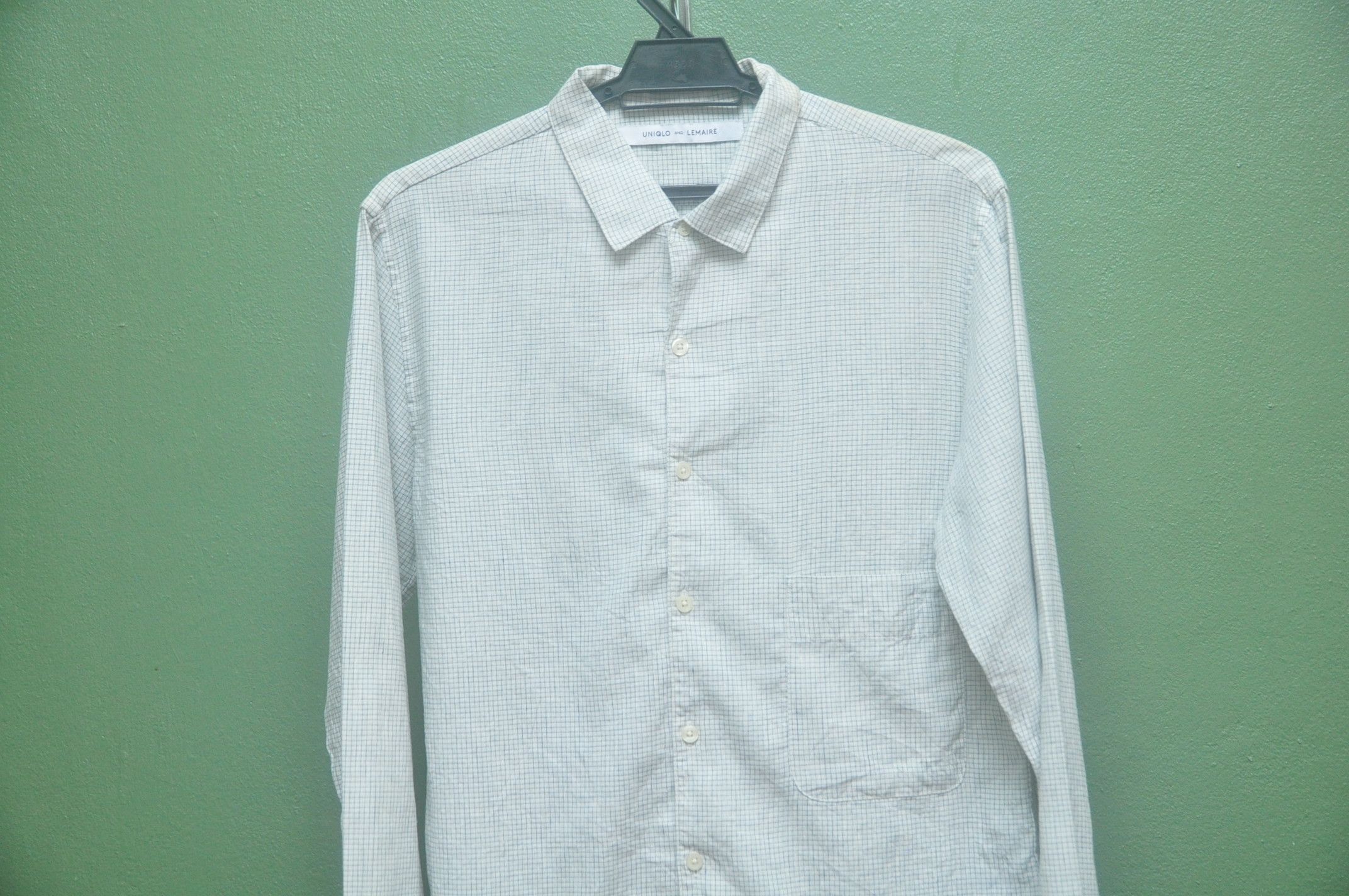 Japanese Brand × Lemaire Lemaire VS Uniqlo Big Pocket Button Up Pocket Down Shirt Size US L / EU 52-54 / 3 - 3 Thumbnail