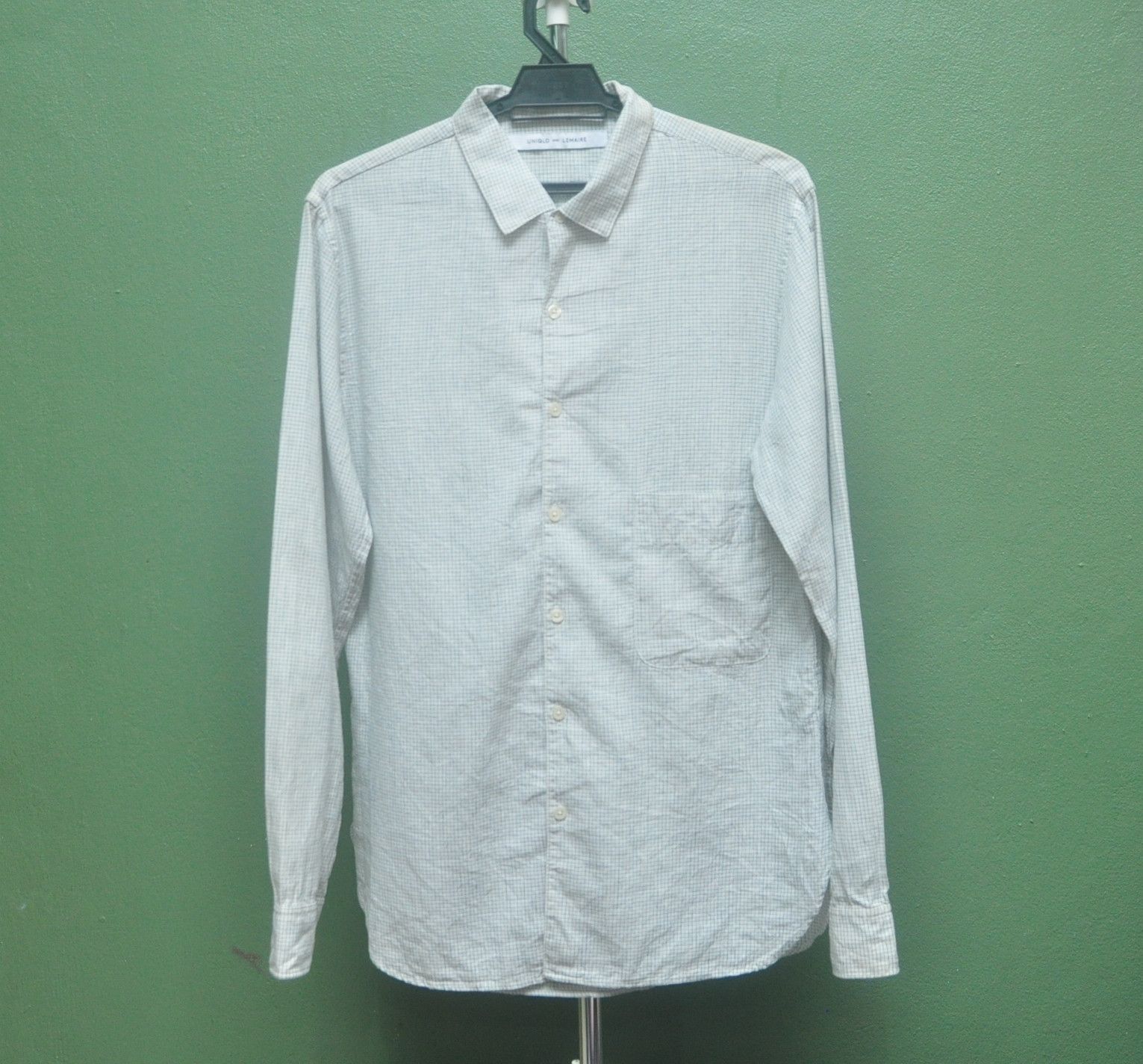 Japanese Brand × Lemaire Lemaire VS Uniqlo Big Pocket Button Up Pocket Down Shirt Size US L / EU 52-54 / 3 - 1 Thumbnail