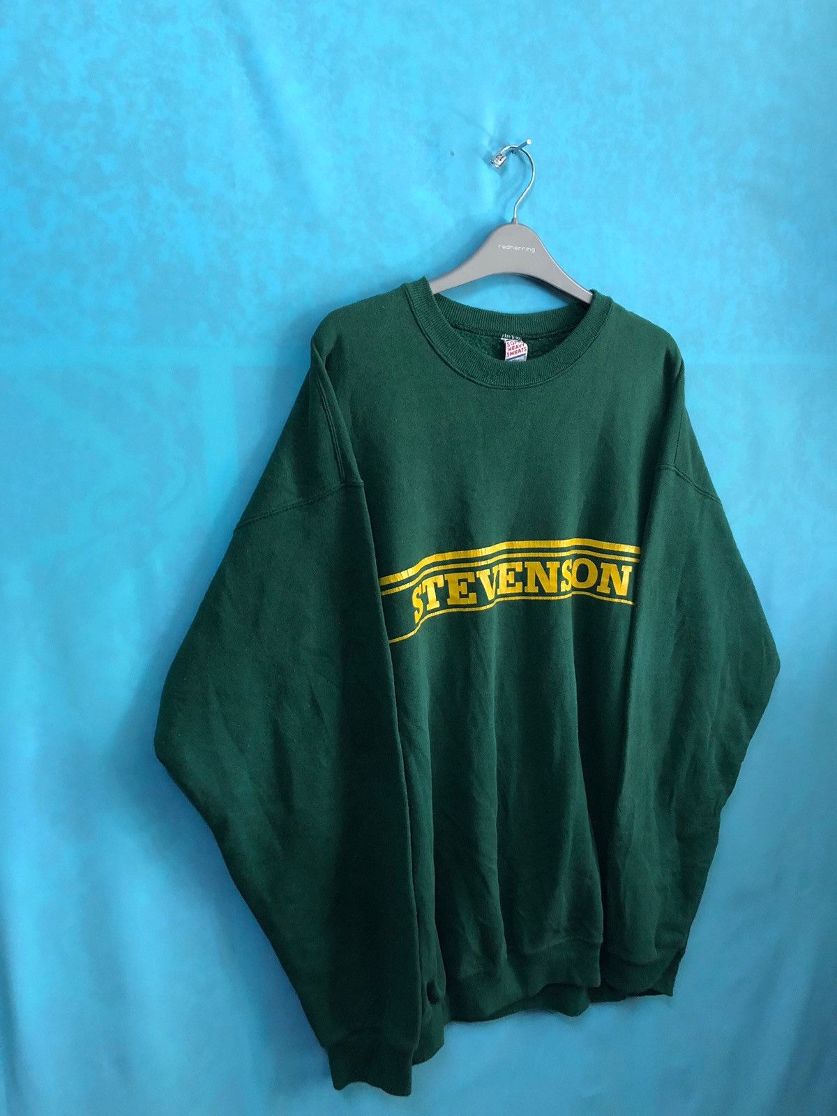 Vintage stevenson heavy sweats spell out #1022 Size US XL / EU 56 / 4 - 2 Thumbnail