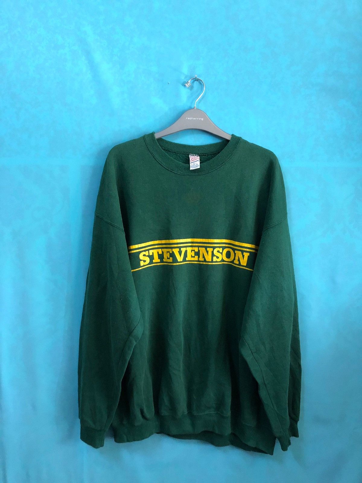 Vintage stevenson heavy sweats spell out #1022 Size US XL / EU 56 / 4 - 3 Thumbnail