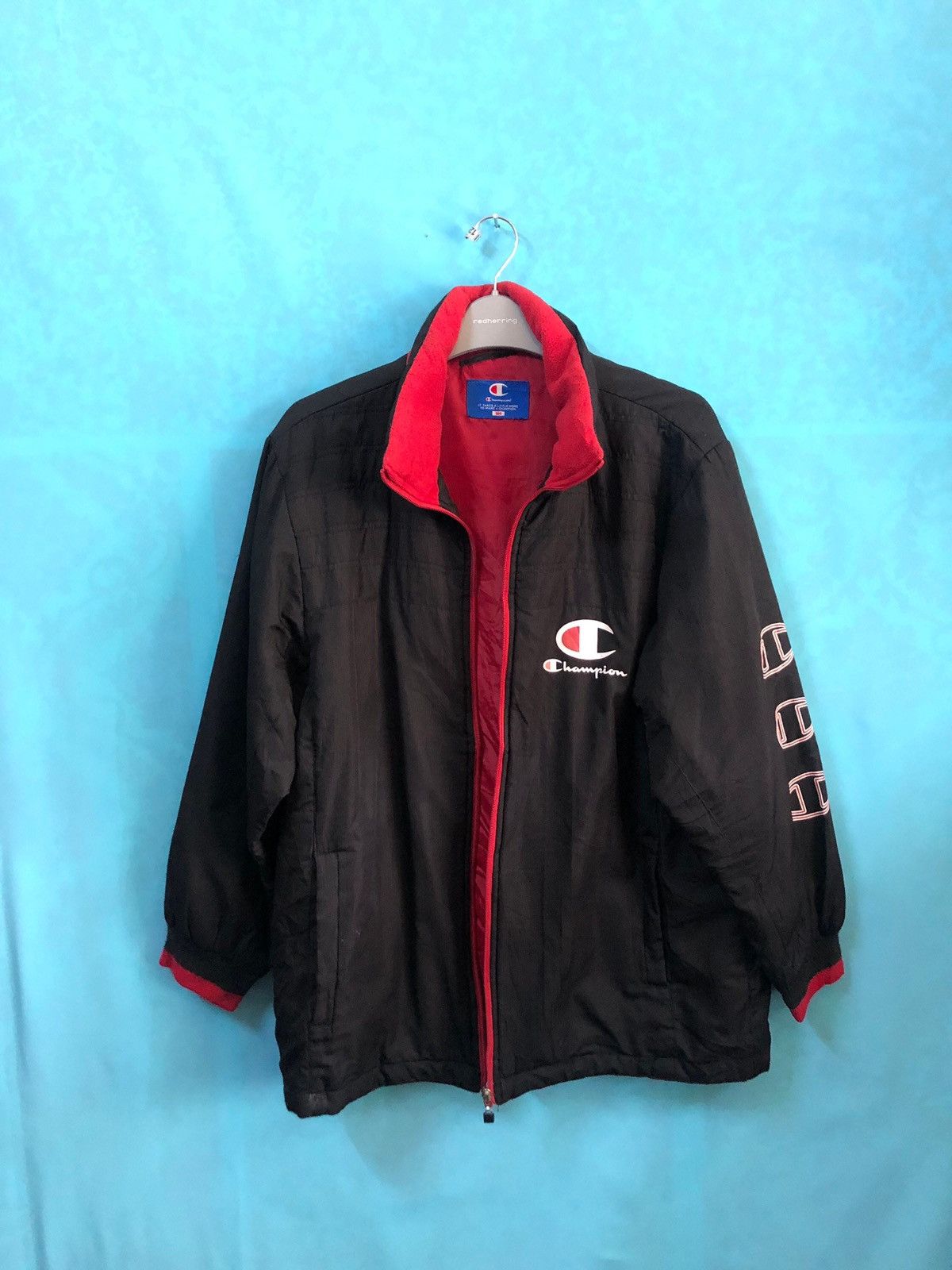 Champion ccc logo zipped ringer #1020 Size US M / EU 48-50 / 2 - 3 Thumbnail