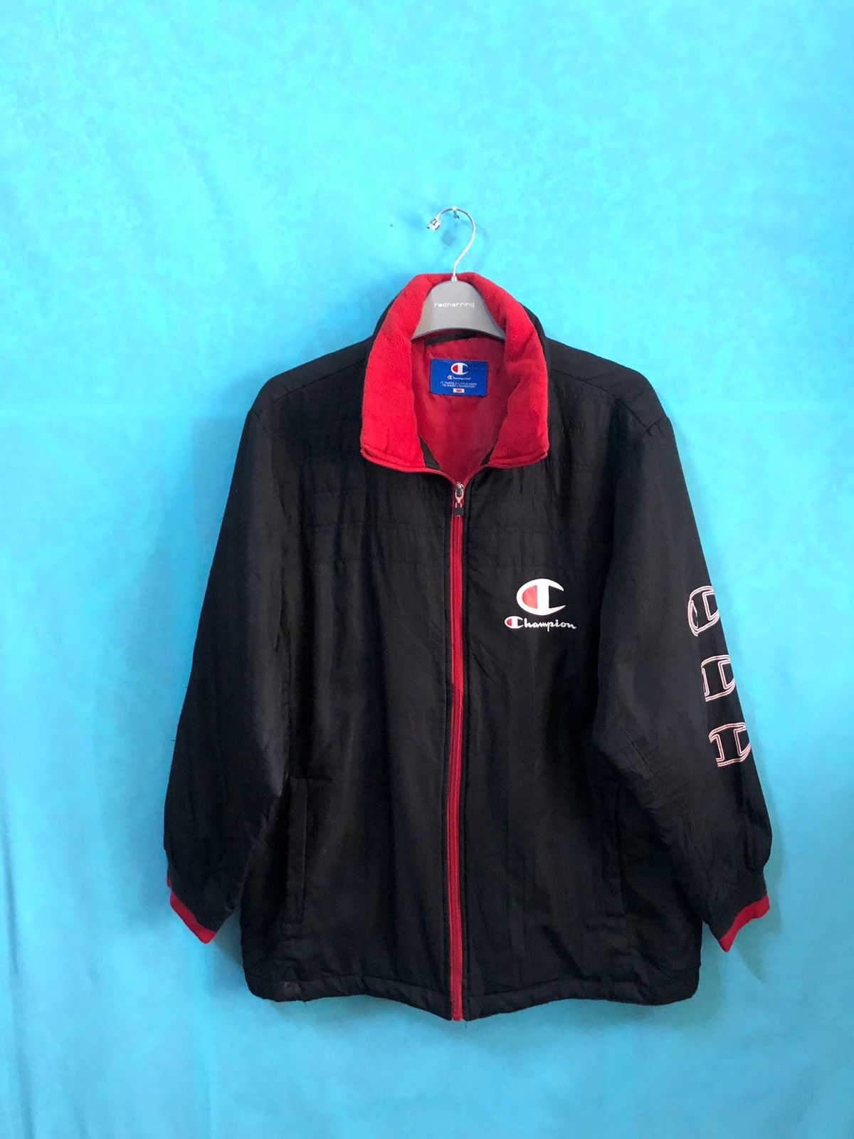 Champion ccc logo zipped ringer #1020 Size US M / EU 48-50 / 2 - 1 Thumbnail