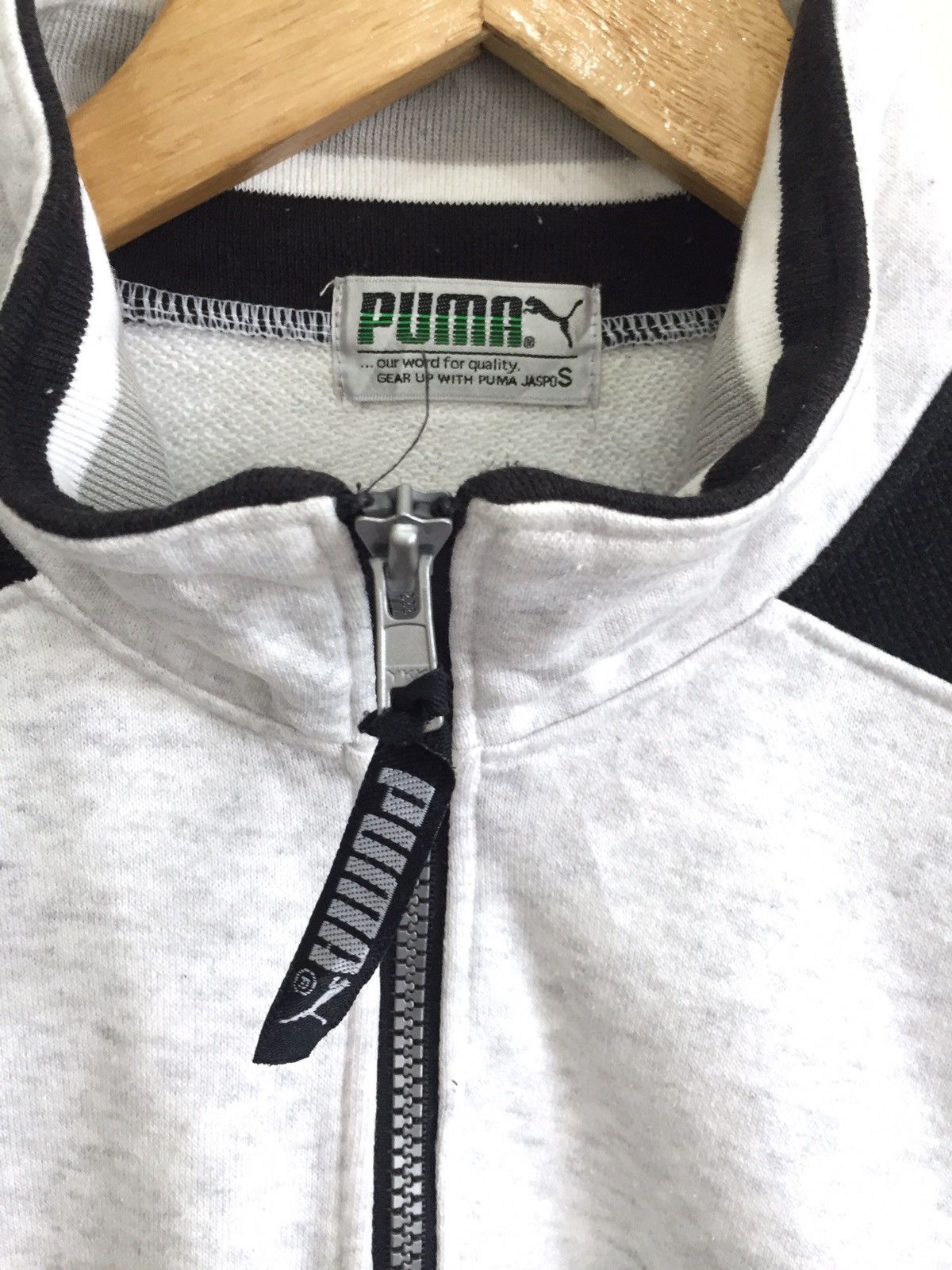 Puma Puma Half Zipper Spell Out Jumper Pullover Sweater Size US M / EU 48-50 / 2 - 4 Thumbnail