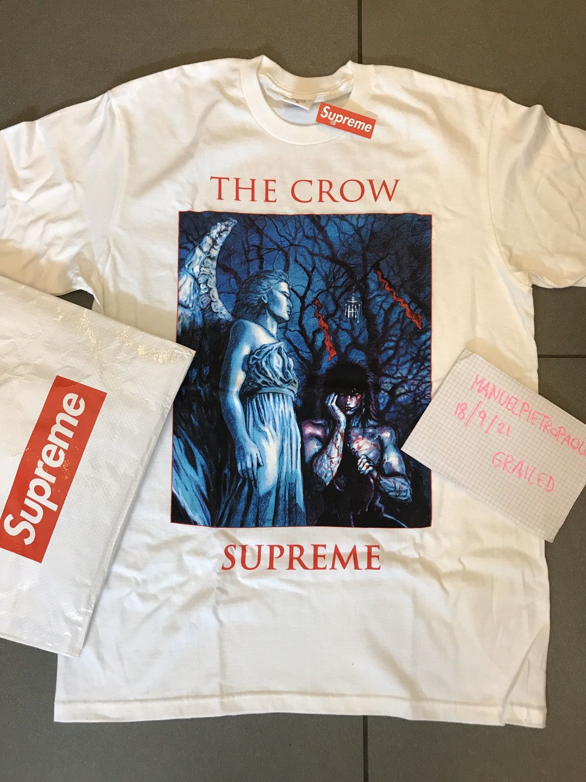 Supreme The Crow store ‘White’ T-Shirt