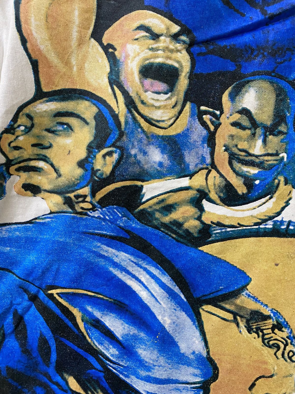 Rap Tees vintage 90s CONART allover print fullprint hip hop t-shirts Size US XL / EU 56 / 4 - 4 Thumbnail