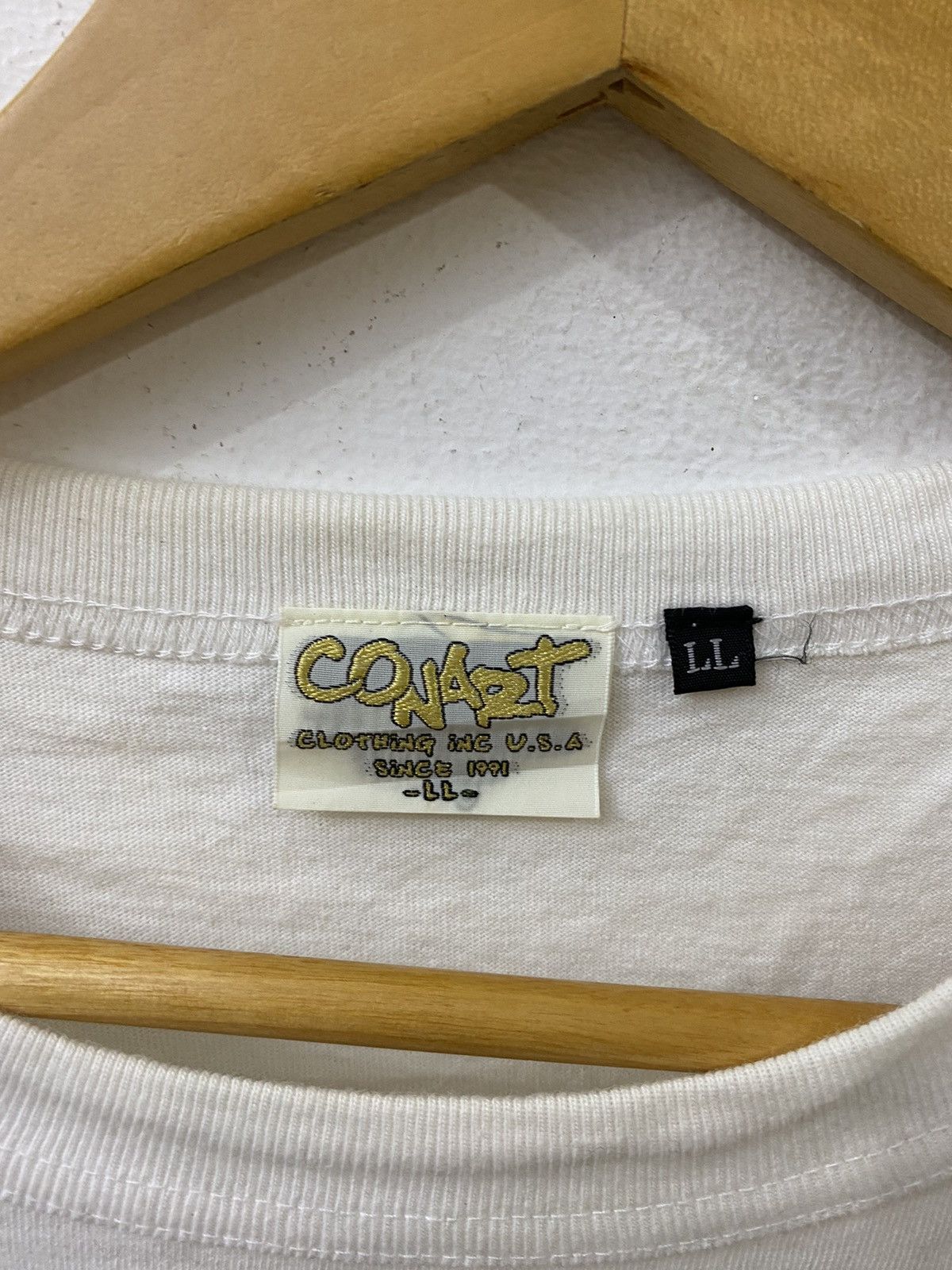 Rap Tees vintage 90s CONART allover print fullprint hip hop t-shirts Size US XL / EU 56 / 4 - 7 Thumbnail