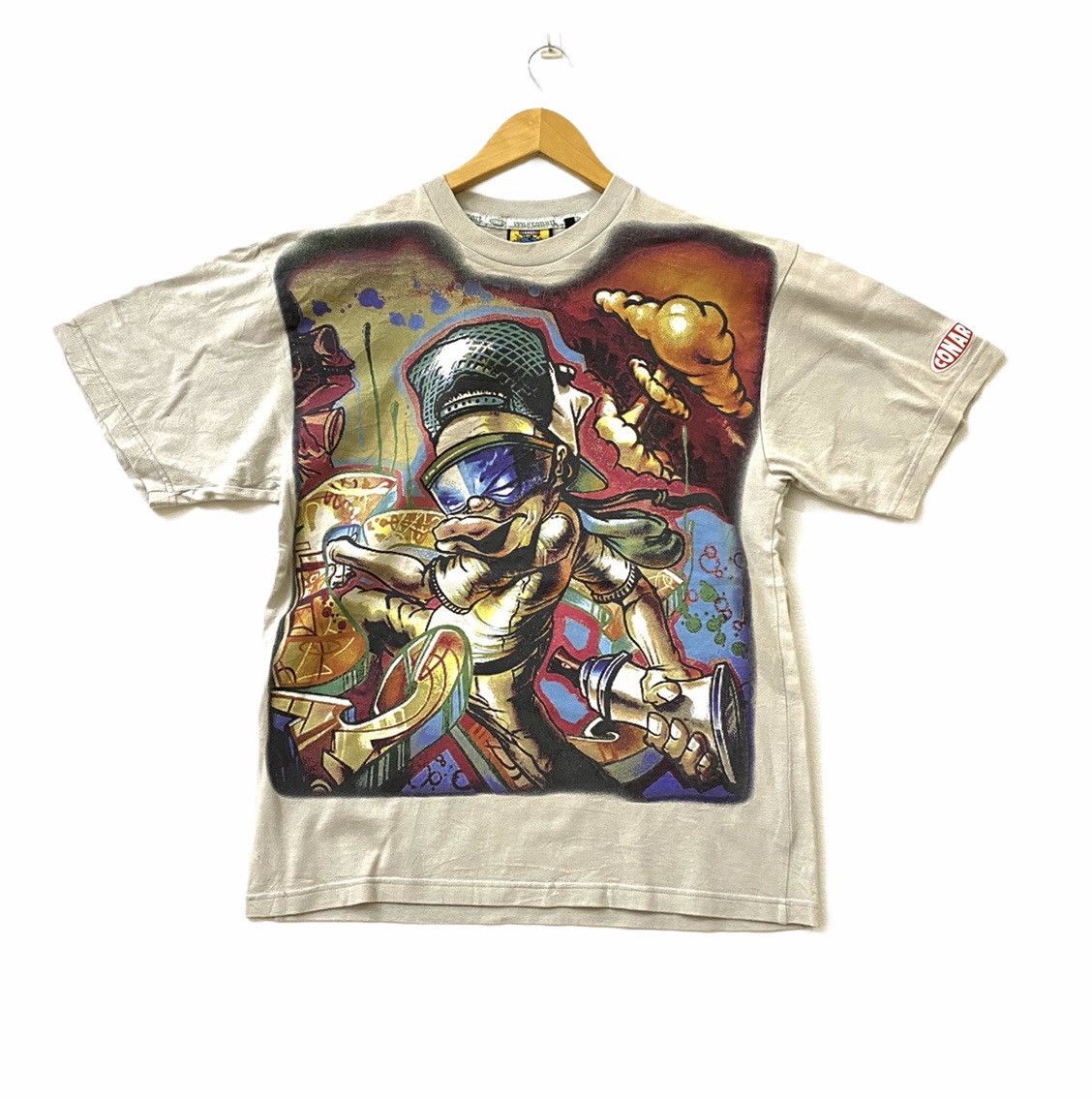 Band Tees vintage 90s CONART allover print fullprint rap t-shirts Size US L / EU 52-54 / 3 - 1 Thumbnail