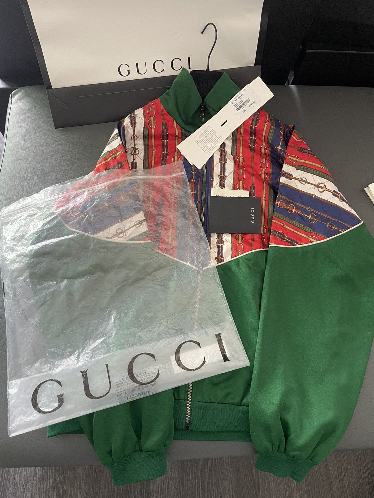 Gucci $3,300 Value Runway LimitedEdition Technical Horsebit Jacket Size US XL / EU 56 / 4 - 5 Thumbnail