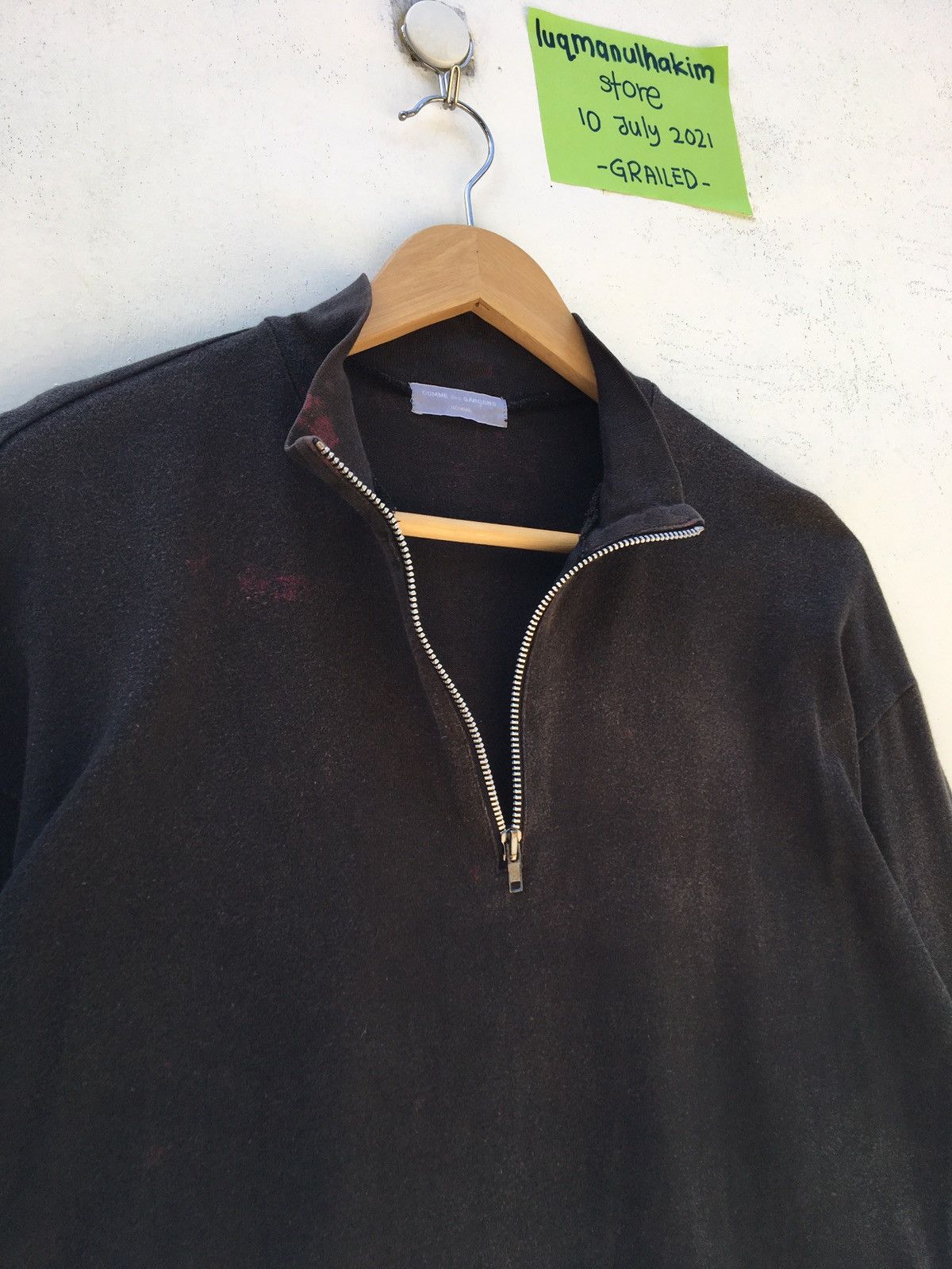 Comme des Garcons Vintage CDG Comme Des Garcons Black Plain Longsleeve Shirt Size US M / EU 48-50 / 2 - 5 Thumbnail