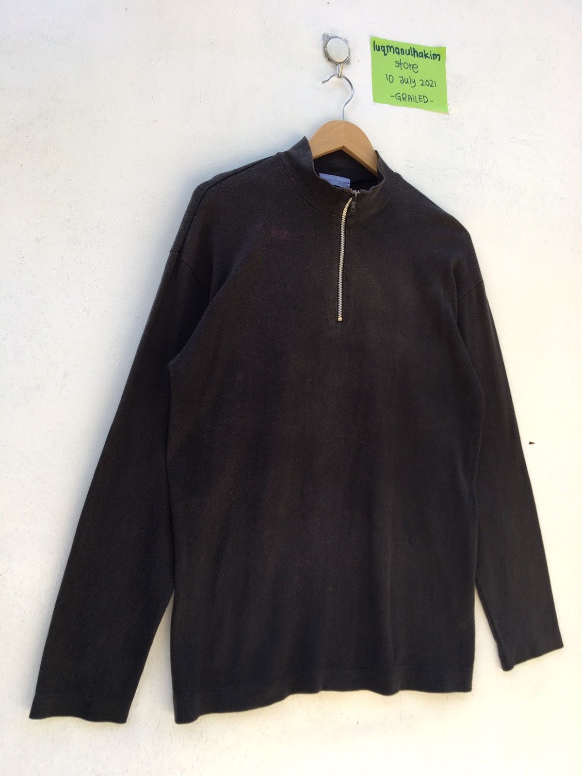Comme des Garcons Vintage CDG Comme Des Garcons Black Plain Longsleeve Shirt Size US M / EU 48-50 / 2 - 2 Thumbnail