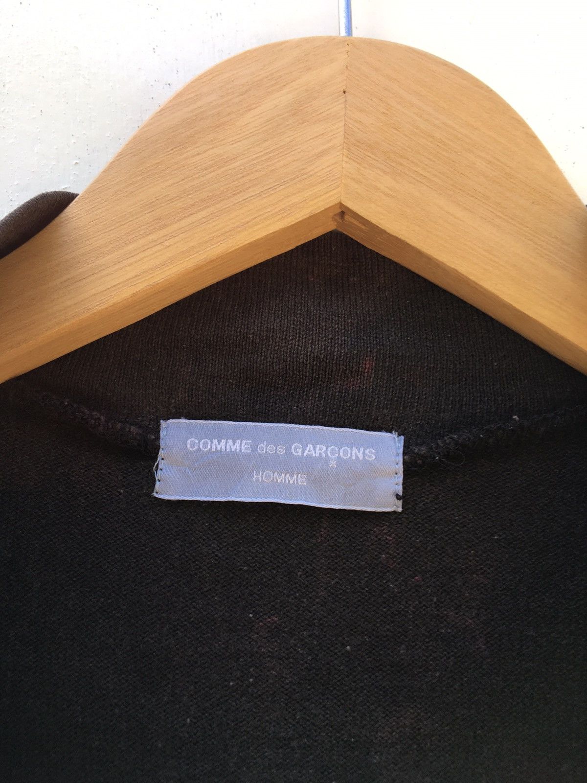 Comme des Garcons Vintage CDG Comme Des Garcons Black Plain Longsleeve Shirt Size US M / EU 48-50 / 2 - 8 Thumbnail