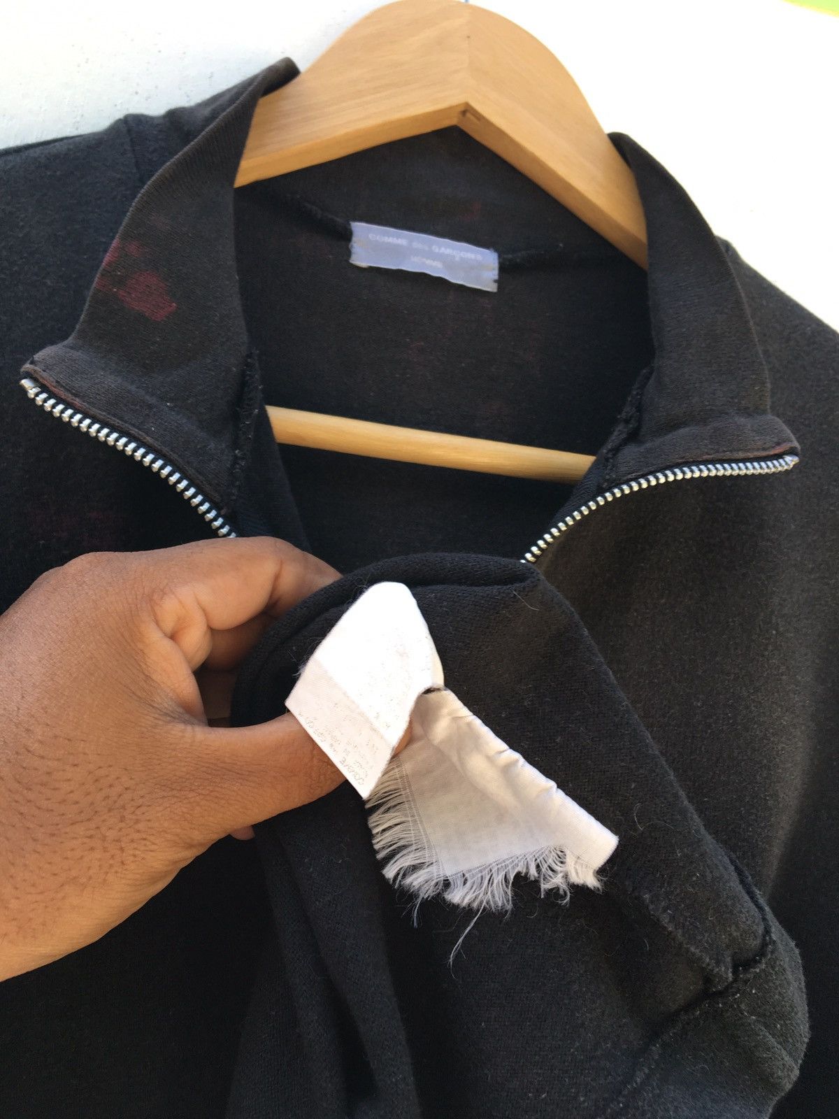 Comme des Garcons Vintage CDG Comme Des Garcons Black Plain Longsleeve Shirt Size US M / EU 48-50 / 2 - 9 Thumbnail