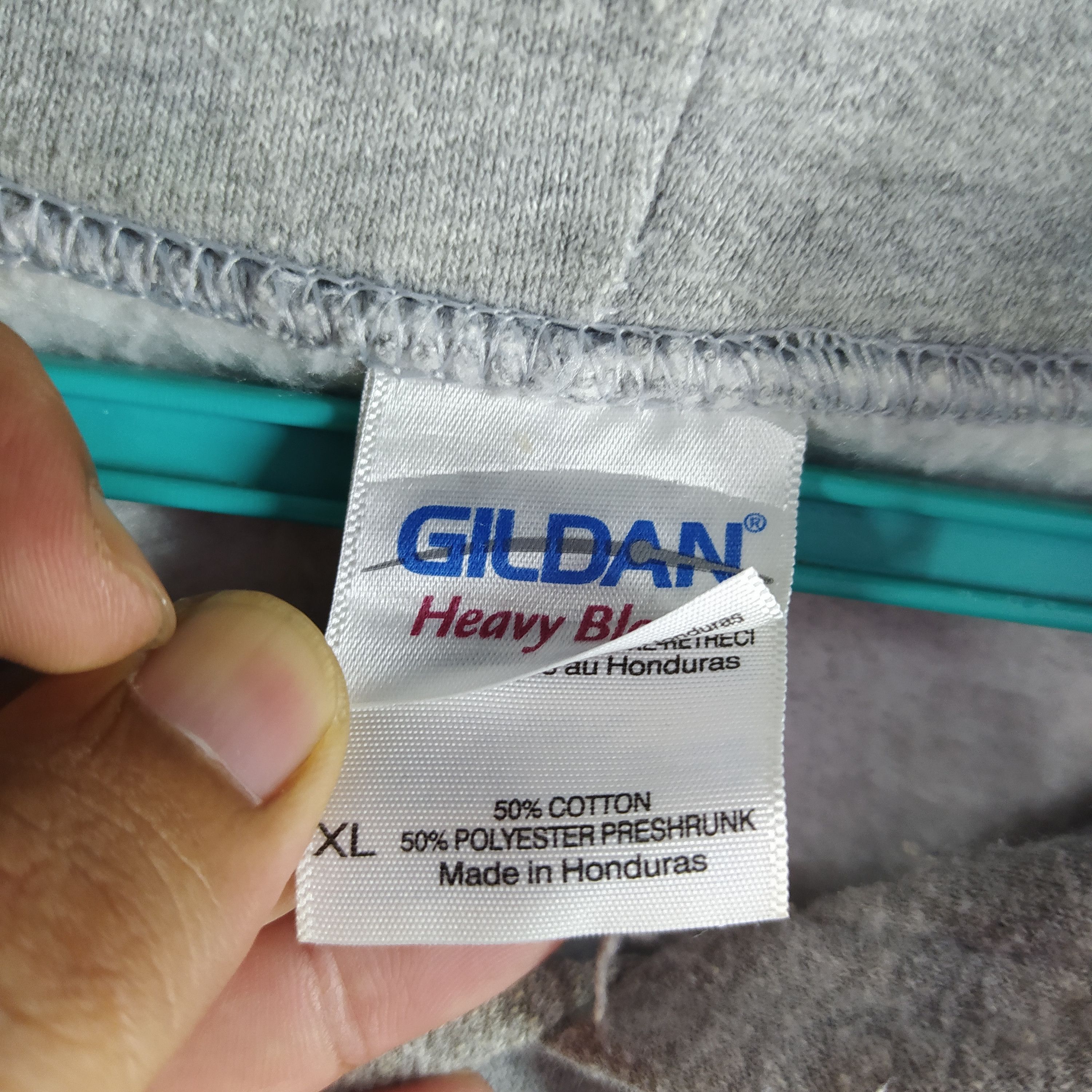 Gildan George Washington Big Backprint By Gildan Grey Hoodie Size US XL / EU 56 / 4 - 7 Thumbnail