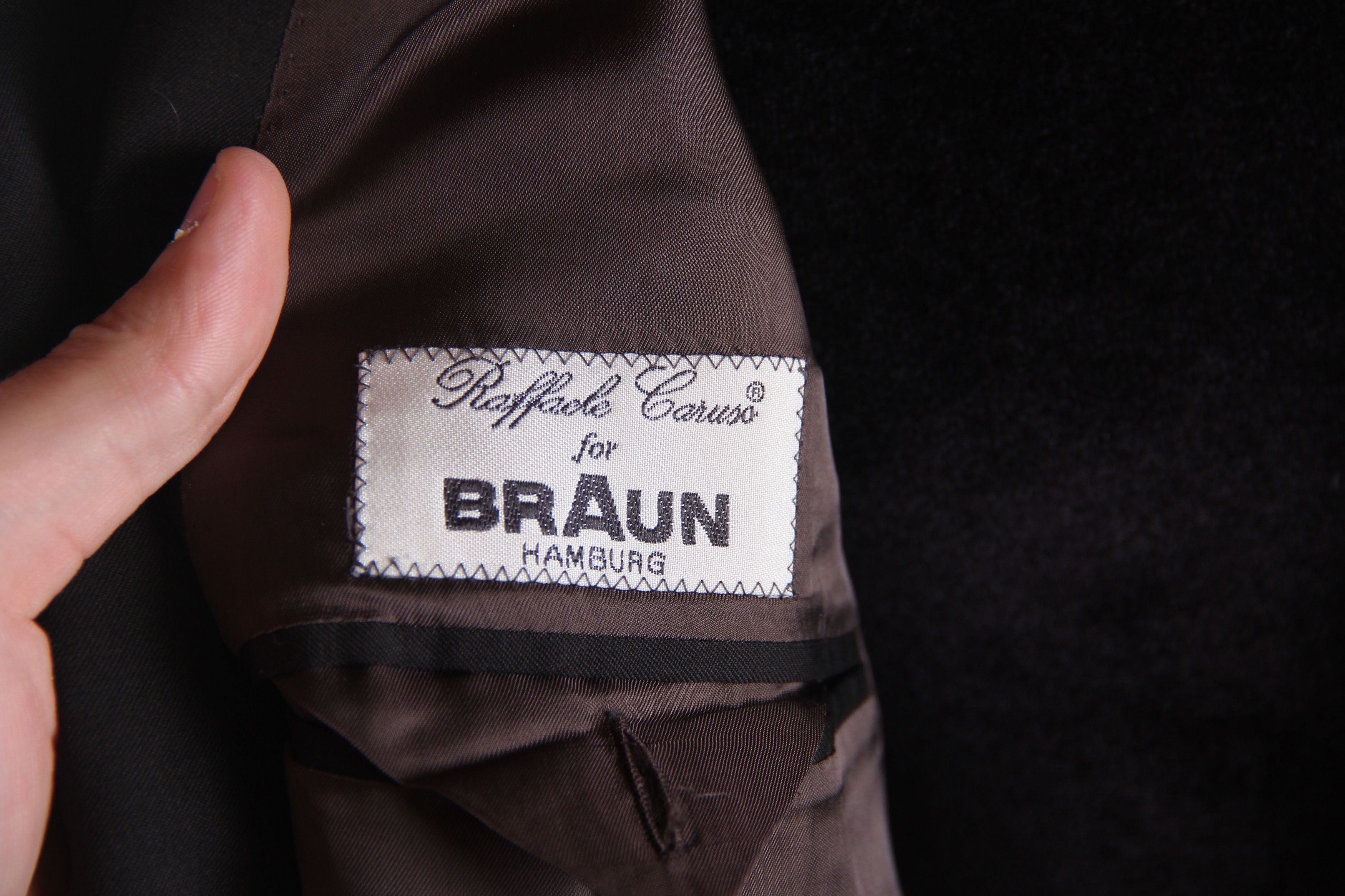 Raffaele Caruso for Braun Wool Blazer sz 54 003605