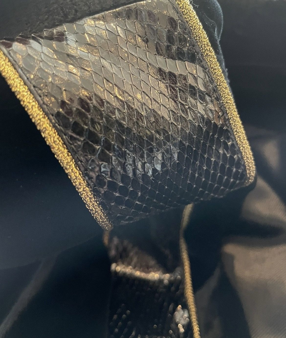 Saint Laurent Paris $4,000 Value Super Limited Runway Velvet Python Teddy Jacket Size US M / EU 48-50 / 2 - 17 Thumbnail