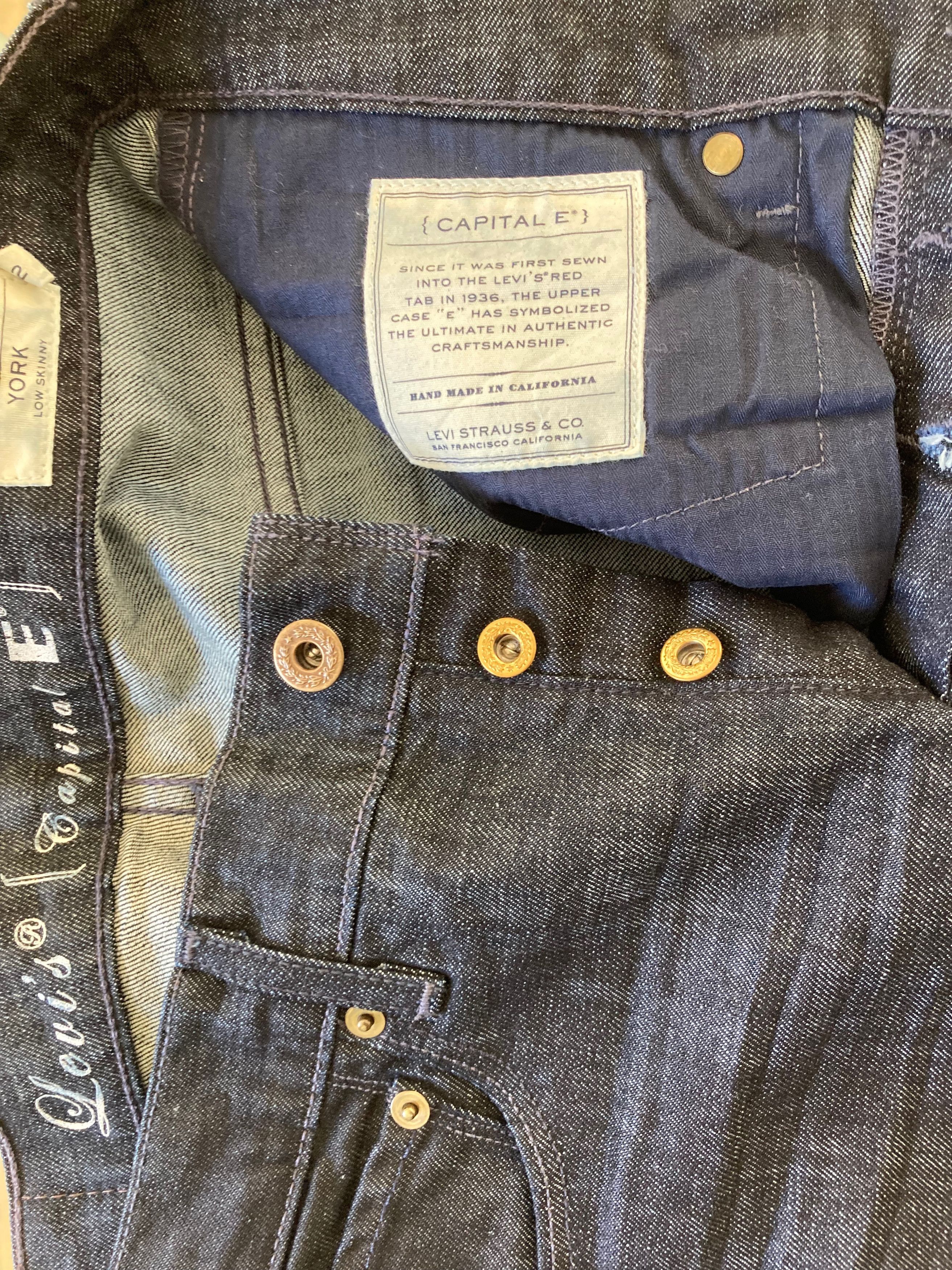 Levi's Made & Crafted Levi's York Low Skinny Capital E size 32 limited edition Size US 32 / EU 48 - 4 Thumbnail