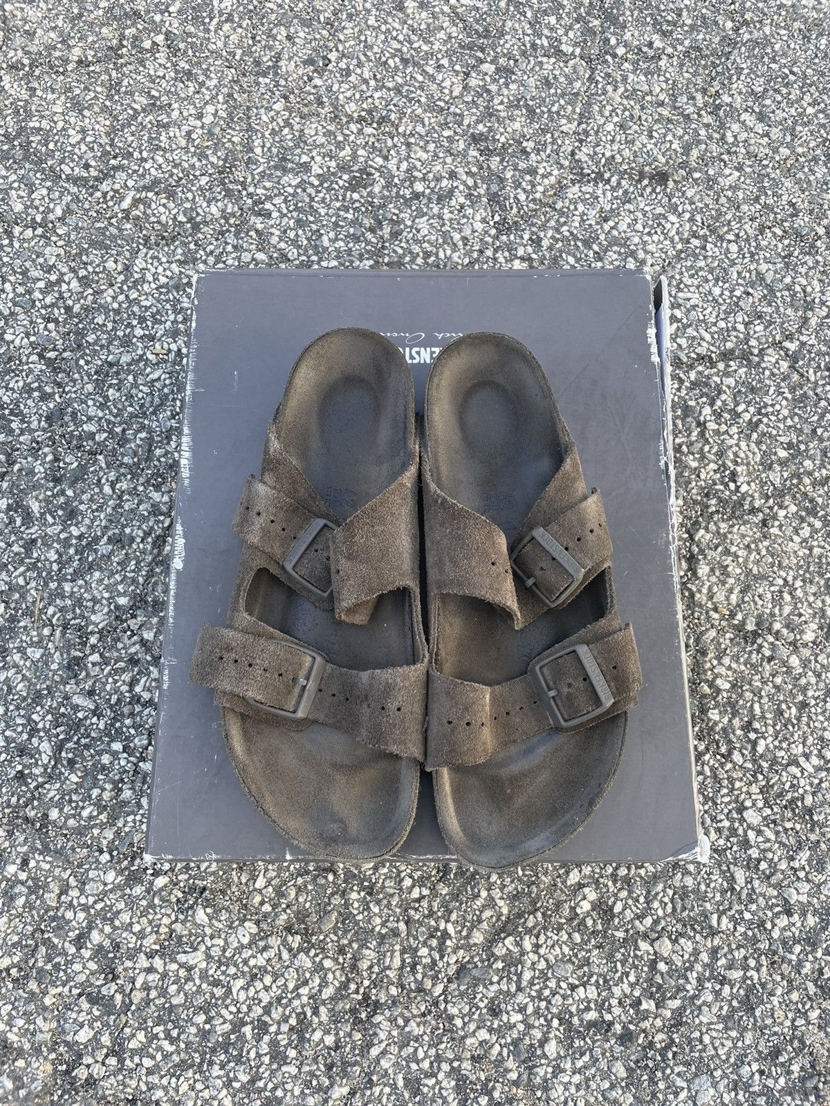 Rick Owens Birkenstock sandals dust
