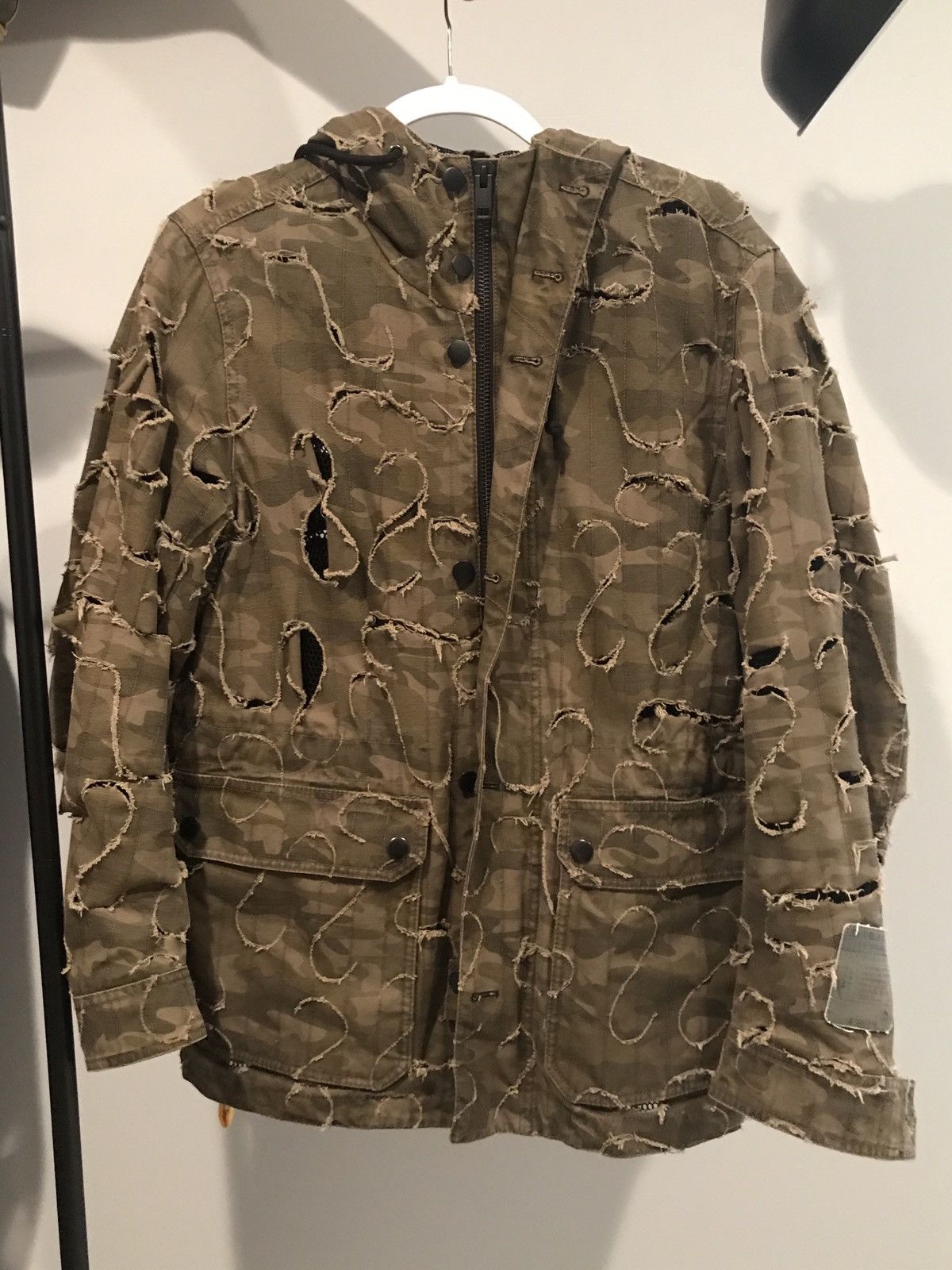 Diesel Laser-Cut Short Parka Size US M / EU 48-50 / 2 - 1 Thumbnail