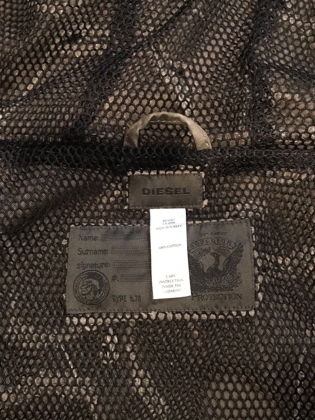 Diesel Laser-Cut Short Parka Size US M / EU 48-50 / 2 - 5 Thumbnail