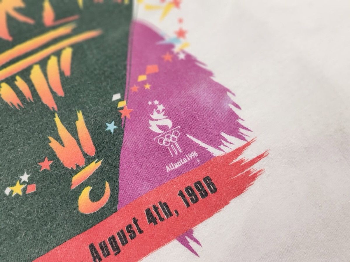 USA Olympics Rare Vintage Atlanta1996 Olympic Summer Games T shirt Size US XL / EU 56 / 4 - 10 Thumbnail