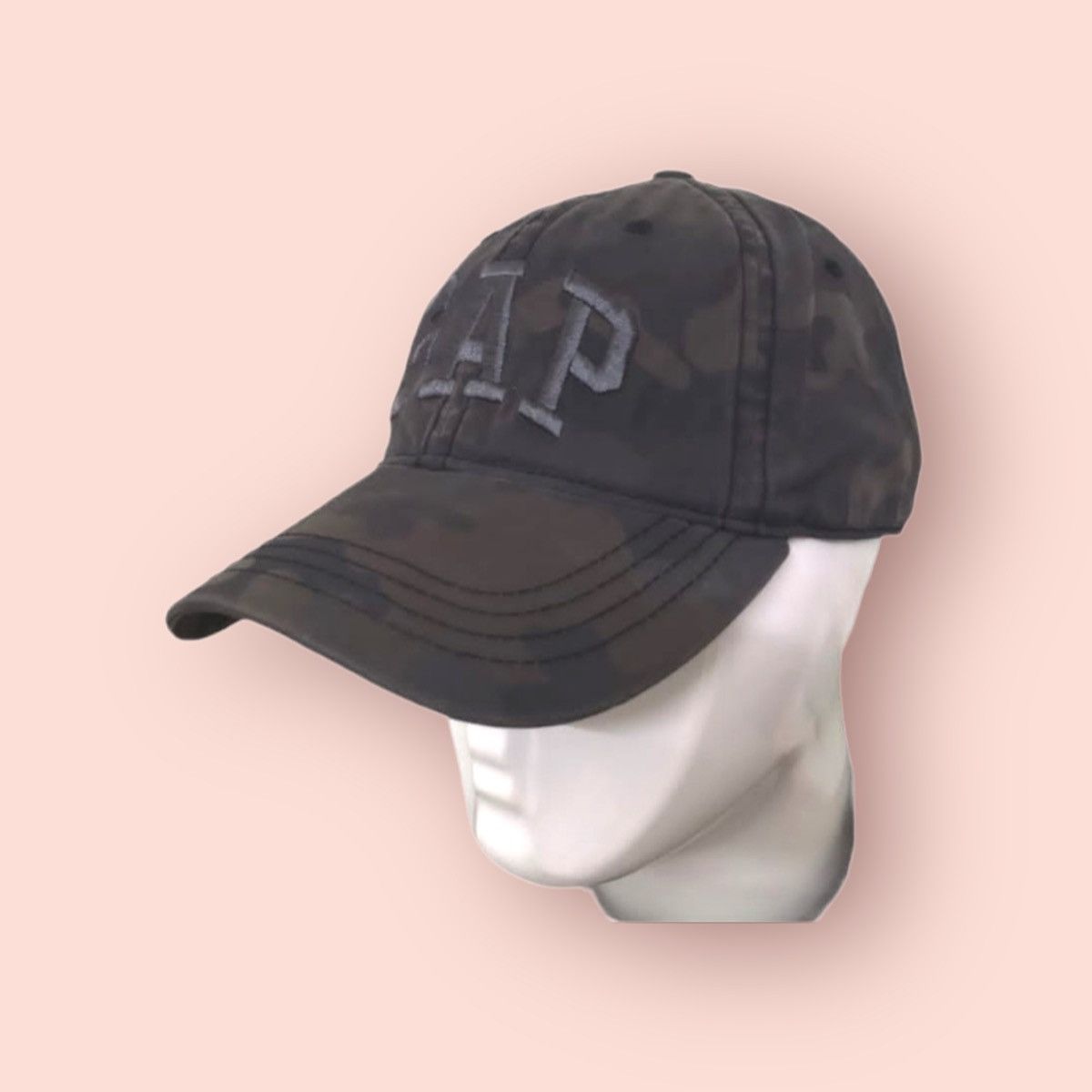 Gap VINTAGE GAP BLACK CAMO STRAPBACK Size ONE SIZE - 3 Thumbnail