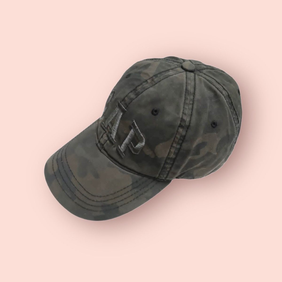 Gap VINTAGE GAP BLACK CAMO STRAPBACK Size ONE SIZE - 4 Thumbnail