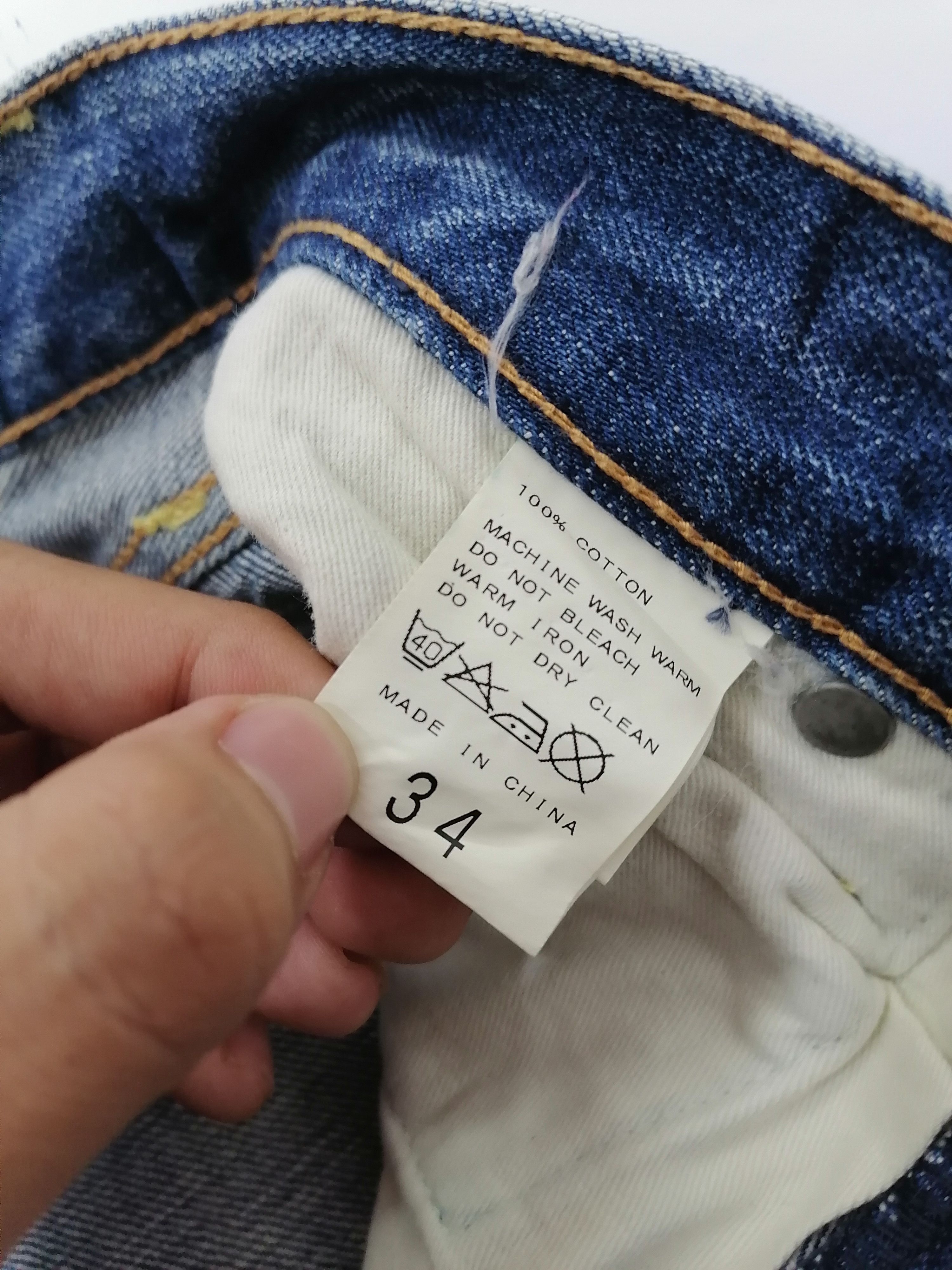 Japanese Brand × Journal Standard Journal Standard Fly Button Selvedge Denim Jeans Size US 29 - 6 Thumbnail