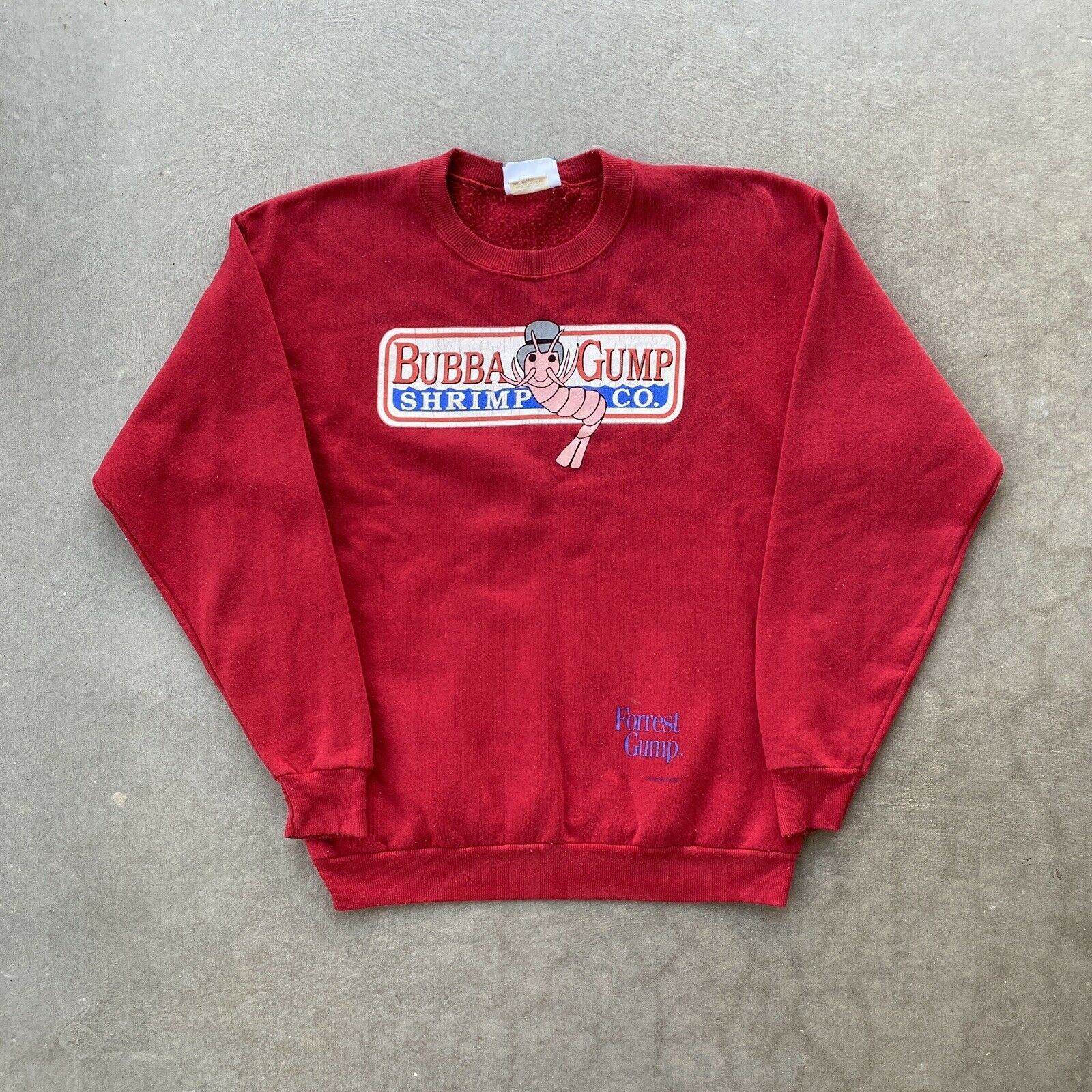 Vintage Vintage 90s Lee FORREST GUMP Bubba Shrimp Promo Sweatshirt ...