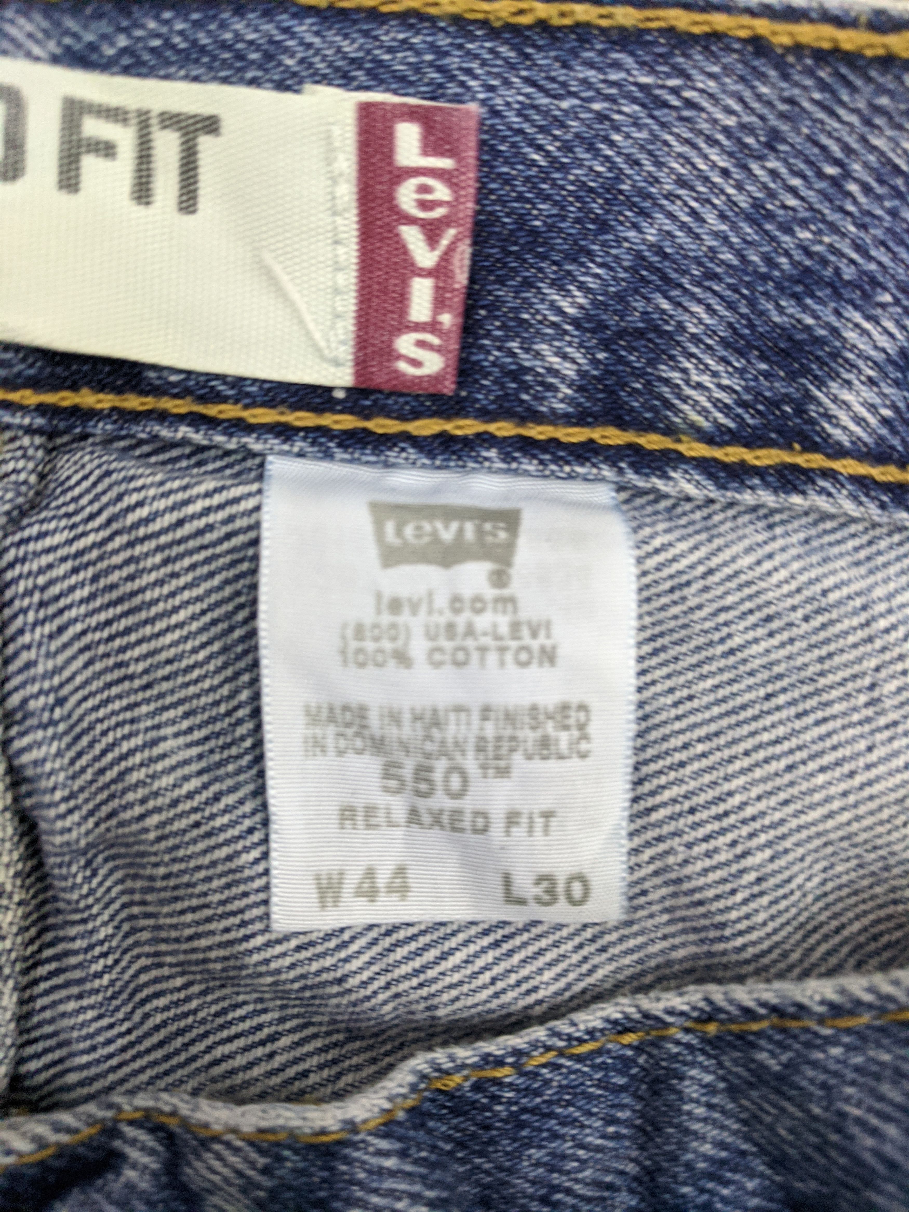 Levi's Vintage Levis 550 Jeans DP0792 Size US 42 / EU 58 - 6 Thumbnail