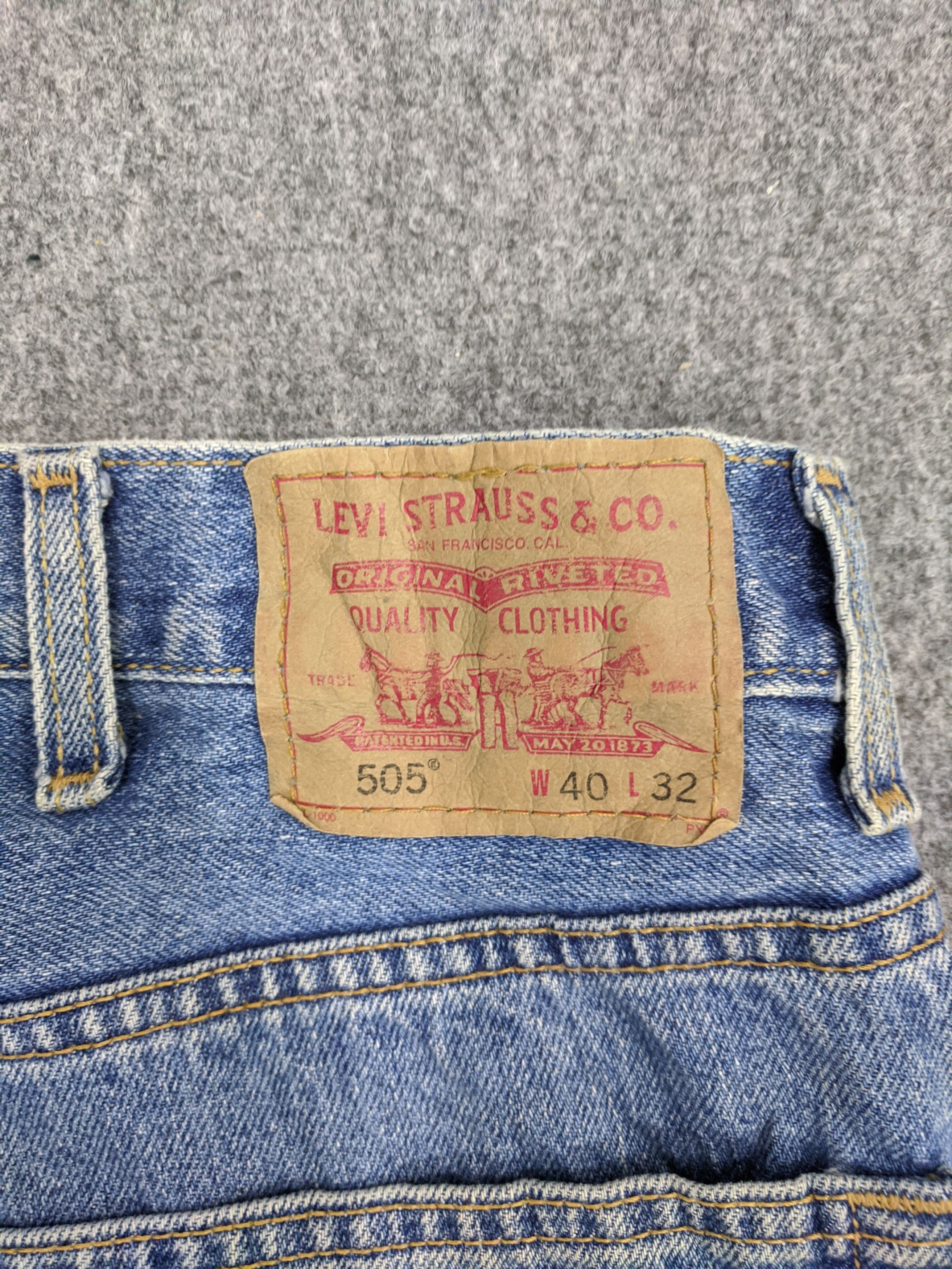 Levi's Vintage Levis 505 Light Wash Jeans DP0793 Size US 38 / EU 54 - 5 Thumbnail