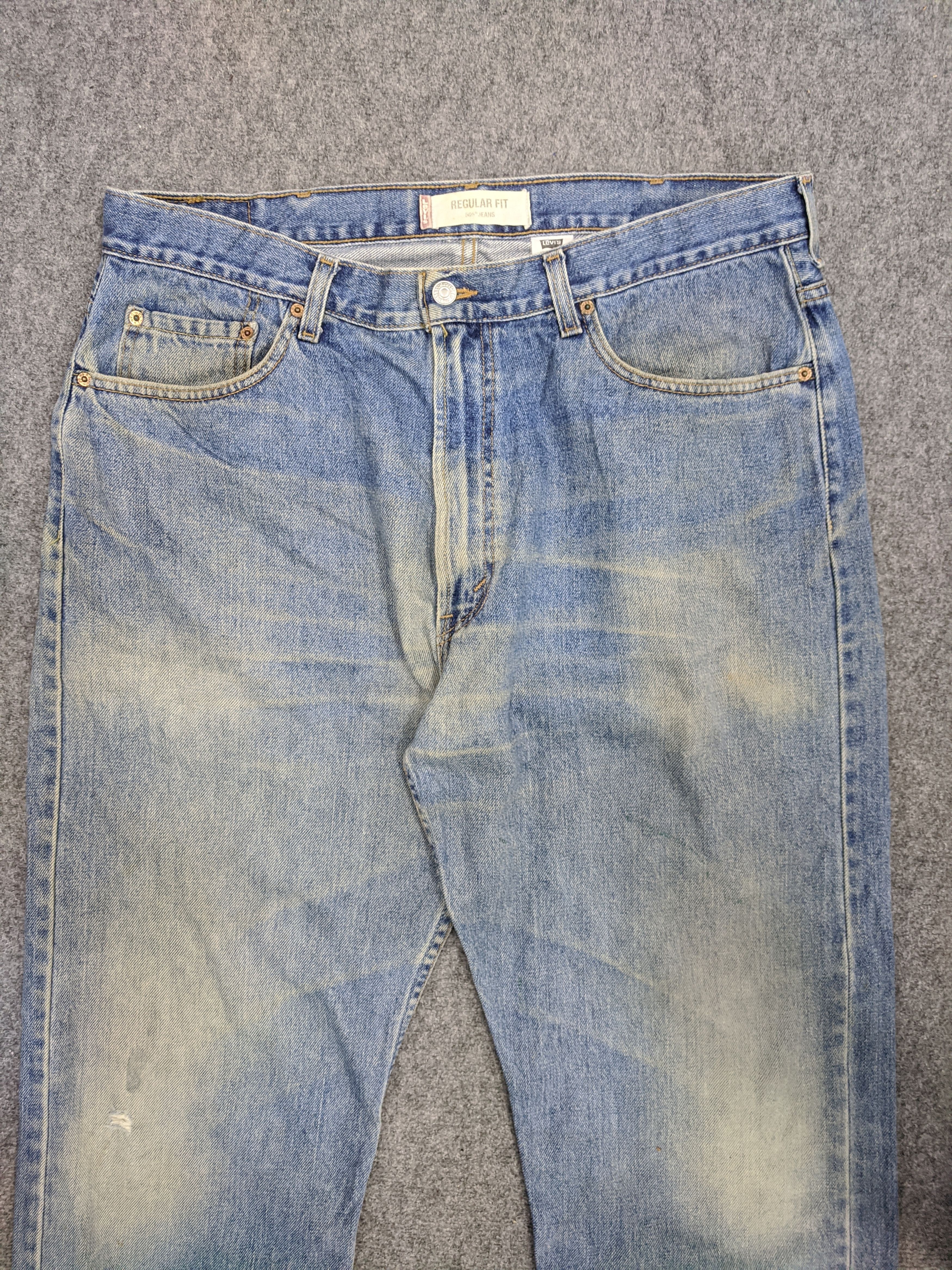 Levi's Vintage Levis 505 Light Wash Jeans DP0793 Size US 38 / EU 54 - 2 Thumbnail
