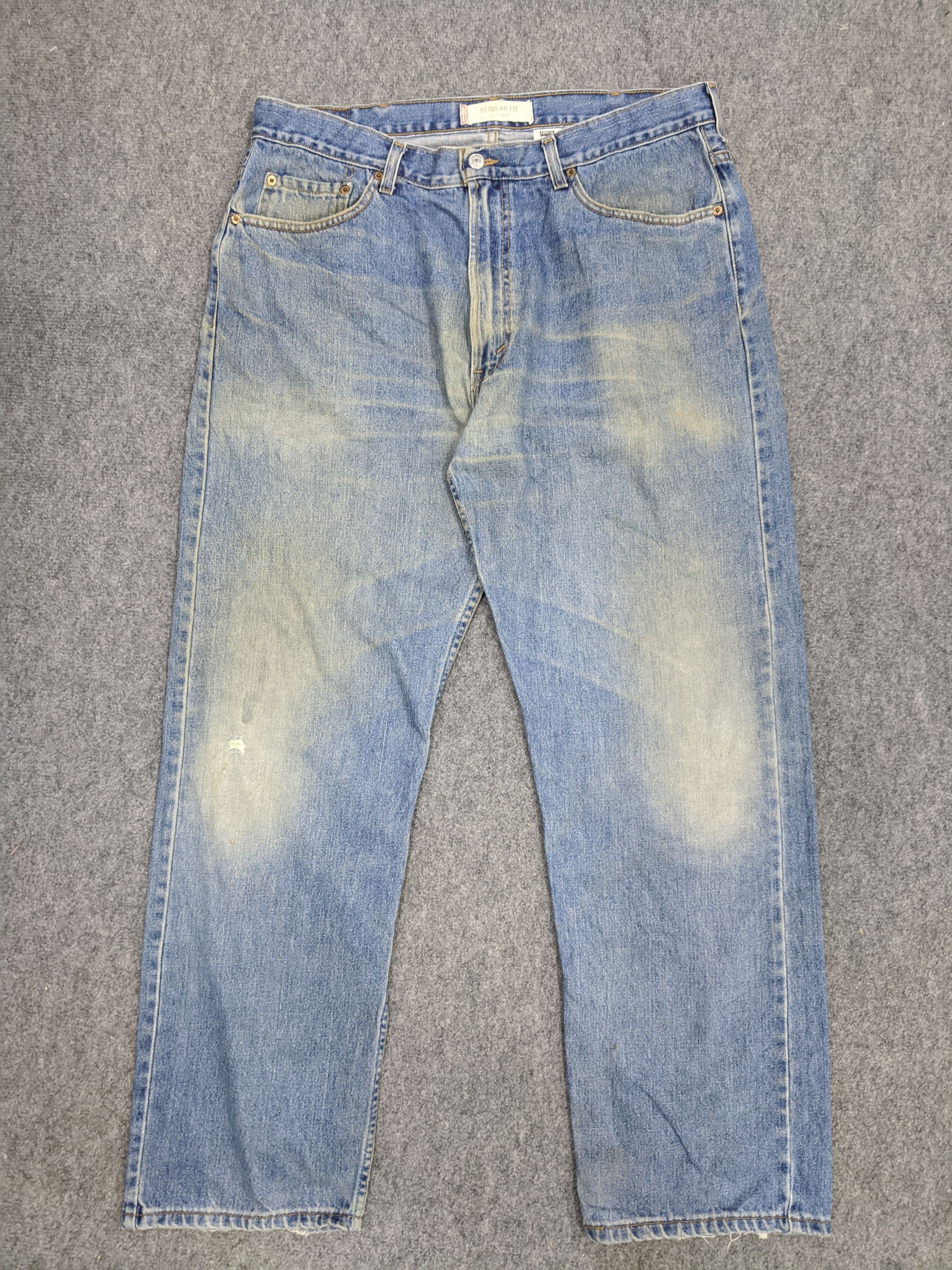 Levi's Vintage Levis 505 Light Wash Jeans DP0793 Size US 38 / EU 54 - 1 Thumbnail