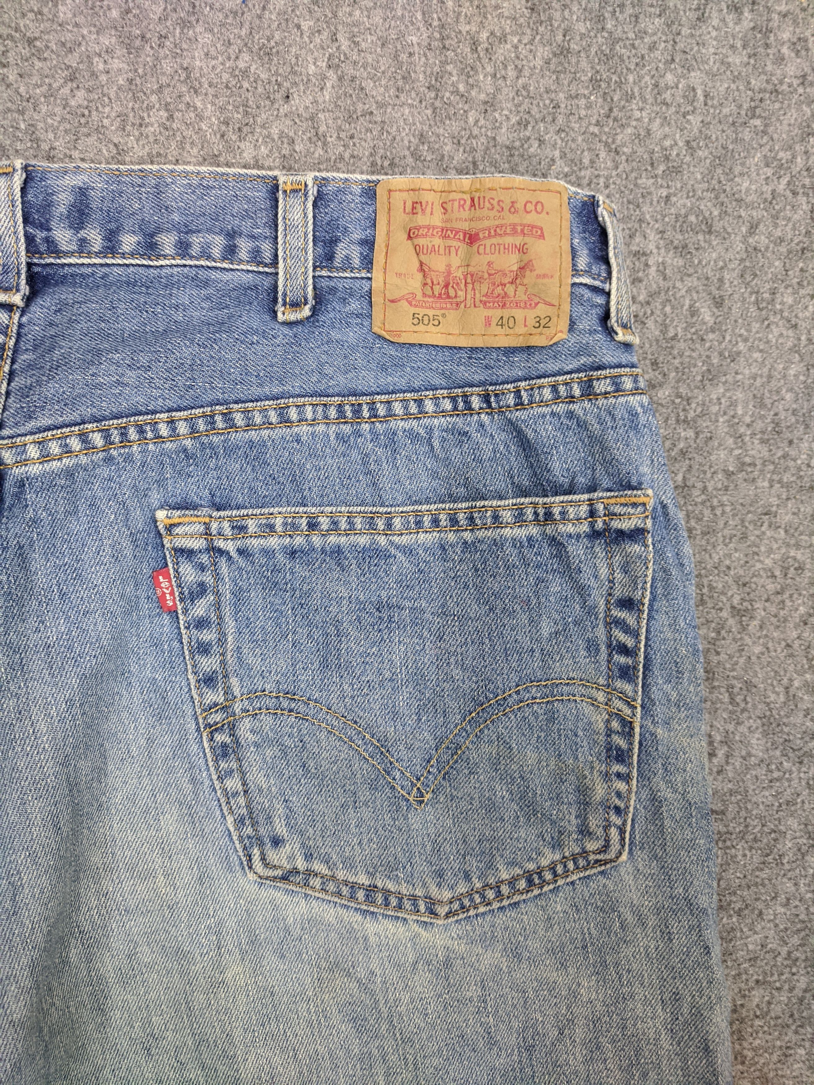 Levi's Vintage Levis 505 Light Wash Jeans DP0793 Size US 38 / EU 54 - 13 Thumbnail